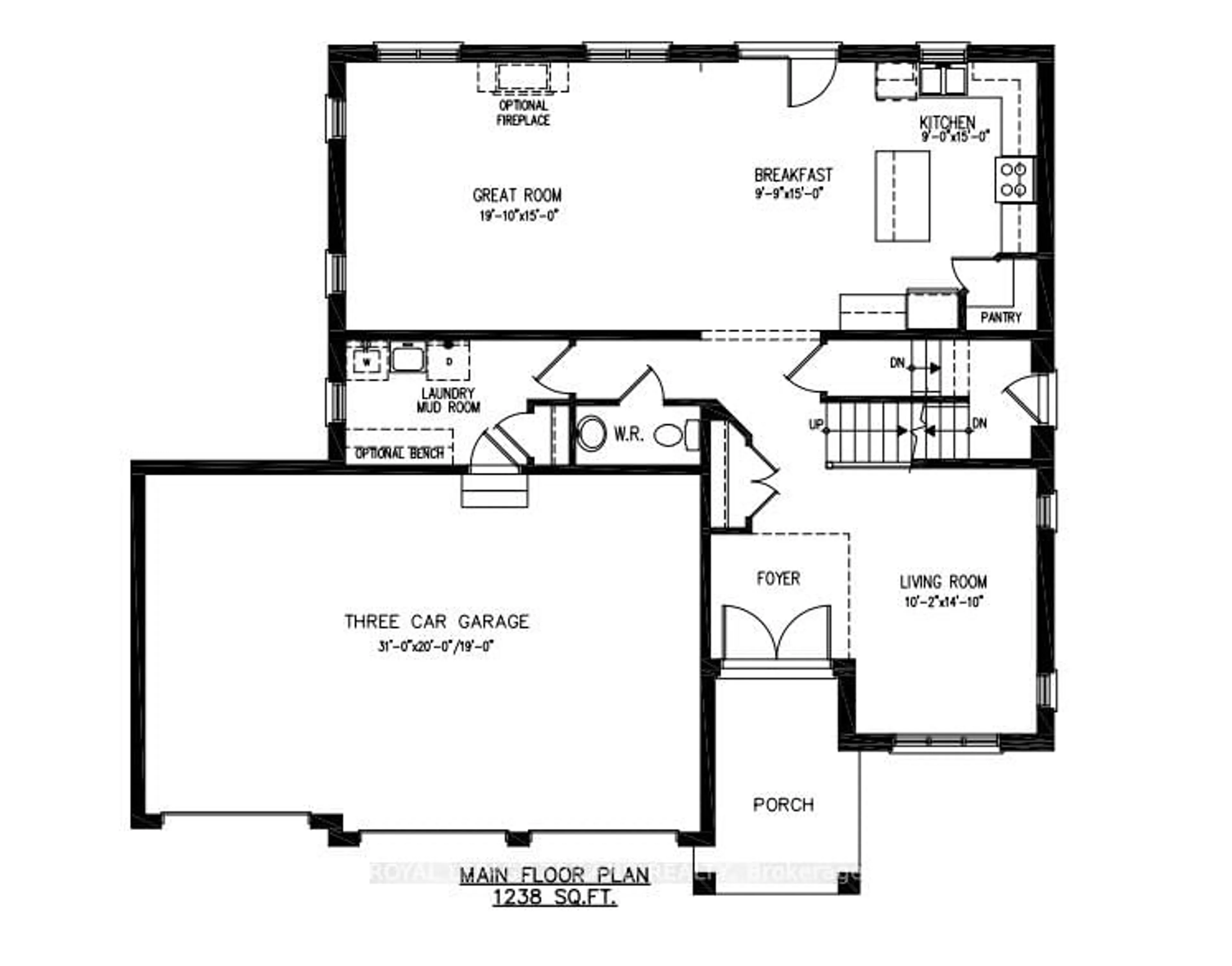 Floor plan for 4185 Fallingbrook Rd, London South Ontario N6P 0H8