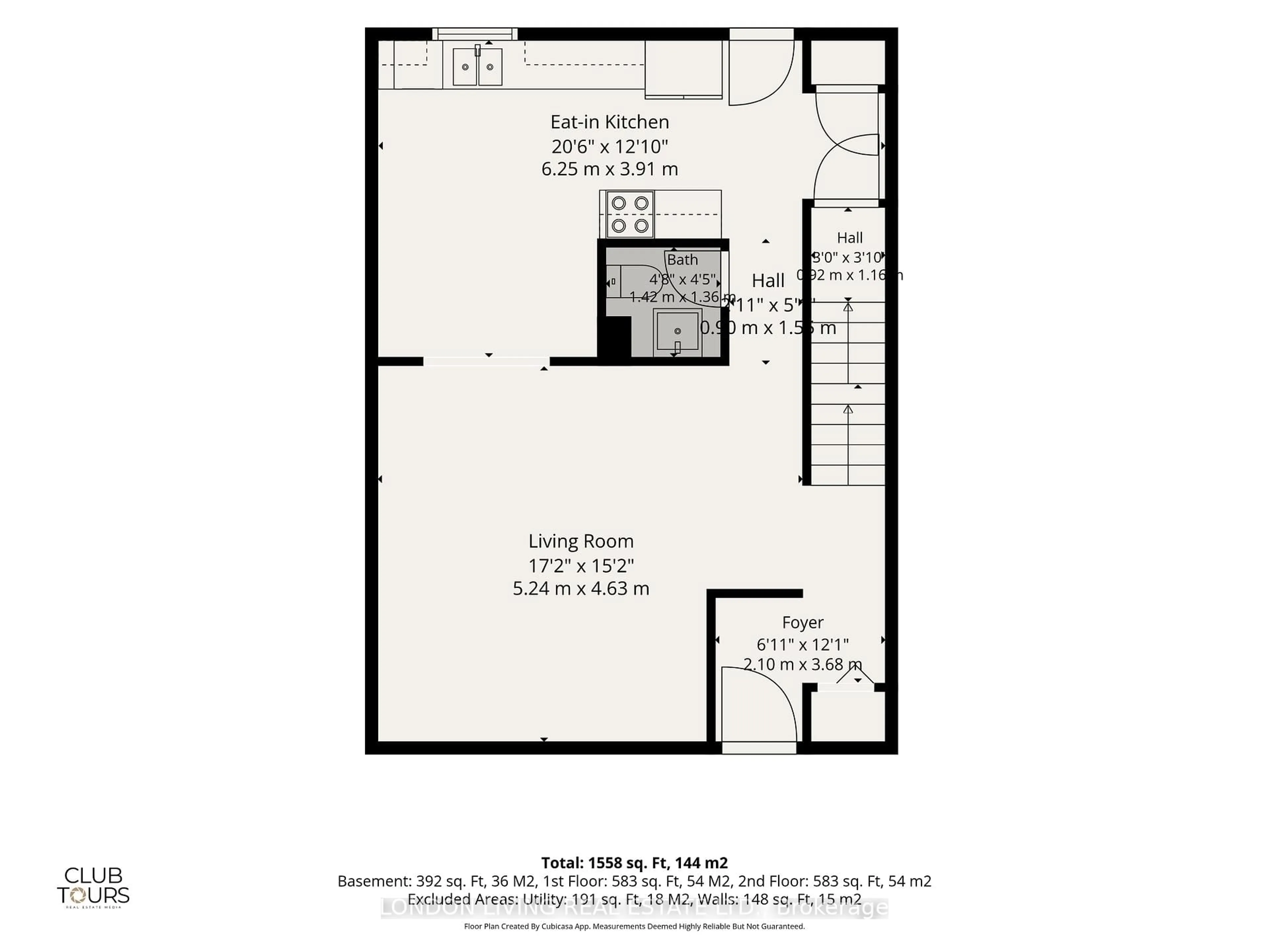 Floor plan for 388 Homestead Crt #36, London North Ontario N6G 2E9