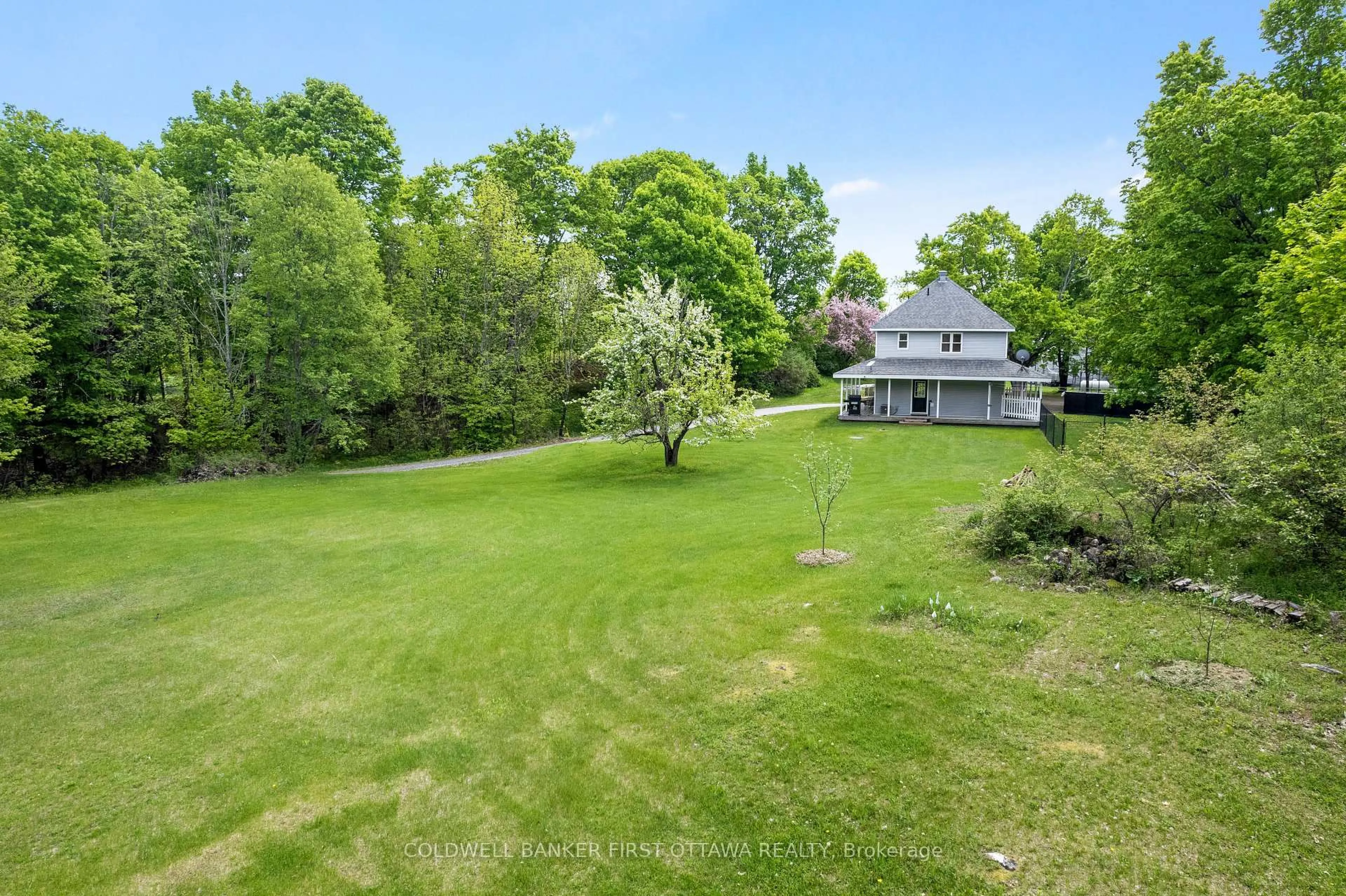 A pic from outside/outdoor area/front of a property/back of a property/a pic from drone, water/lake/river/ocean view for 2511 Concession 10C, Clayton Ontario K0A 1P0