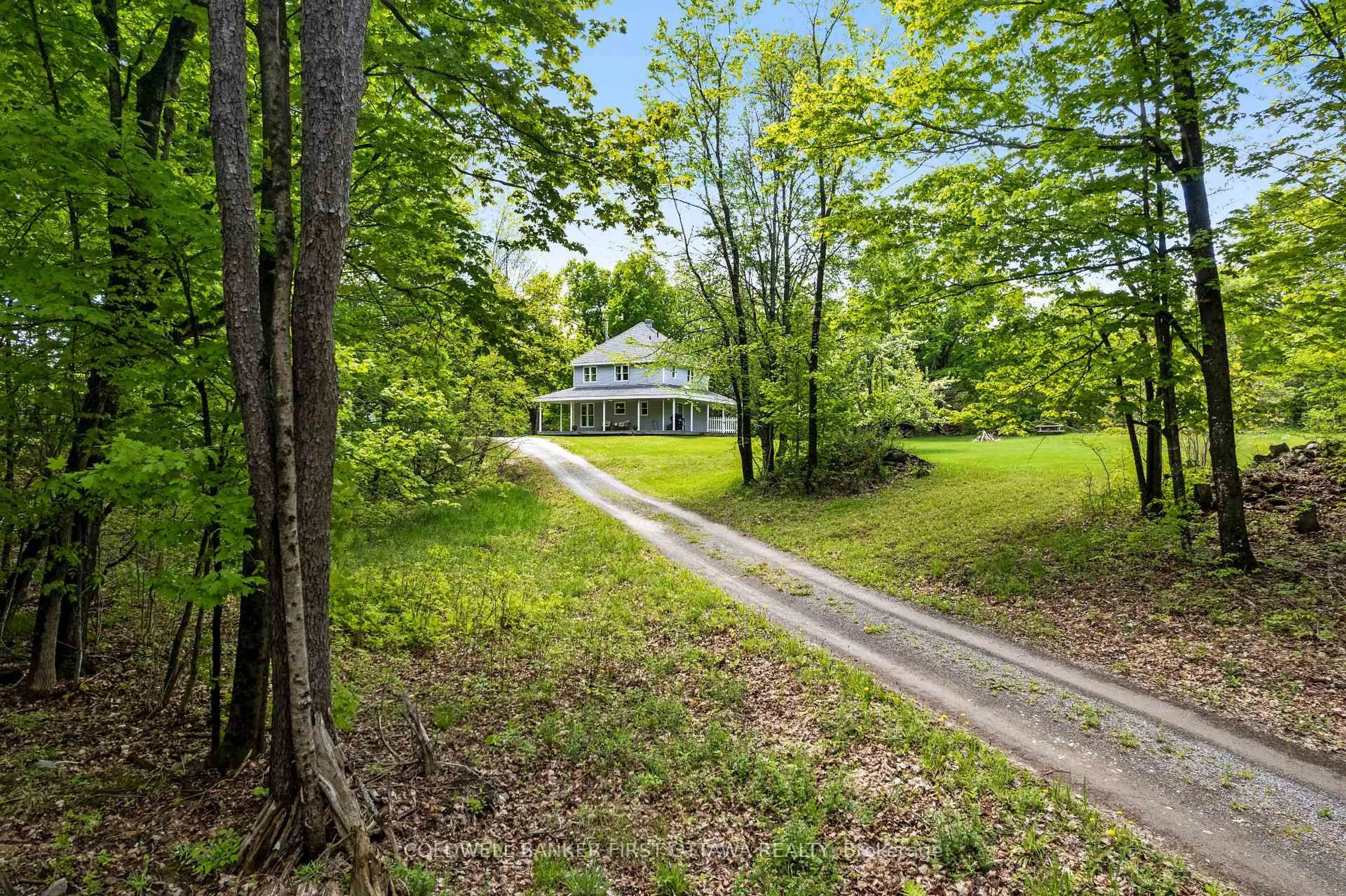 A pic from outside/outdoor area/front of a property/back of a property/a pic from drone, forest/trees view for 2511 Concession 10C, Clayton Ontario K0A 1P0