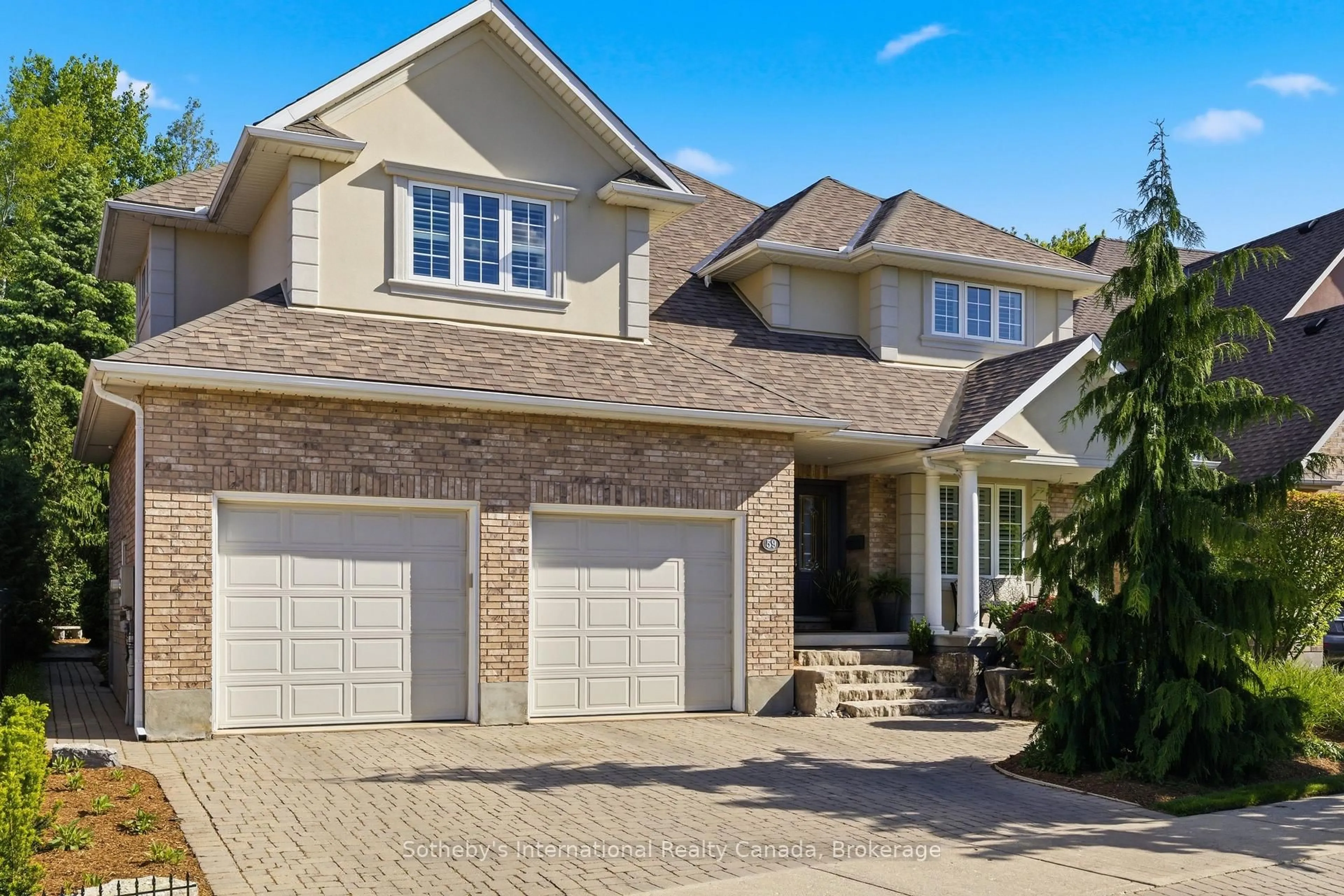 Home with brick exterior material, street for 59 Templeton Dr, Kitchener Ontario N2A 4G1