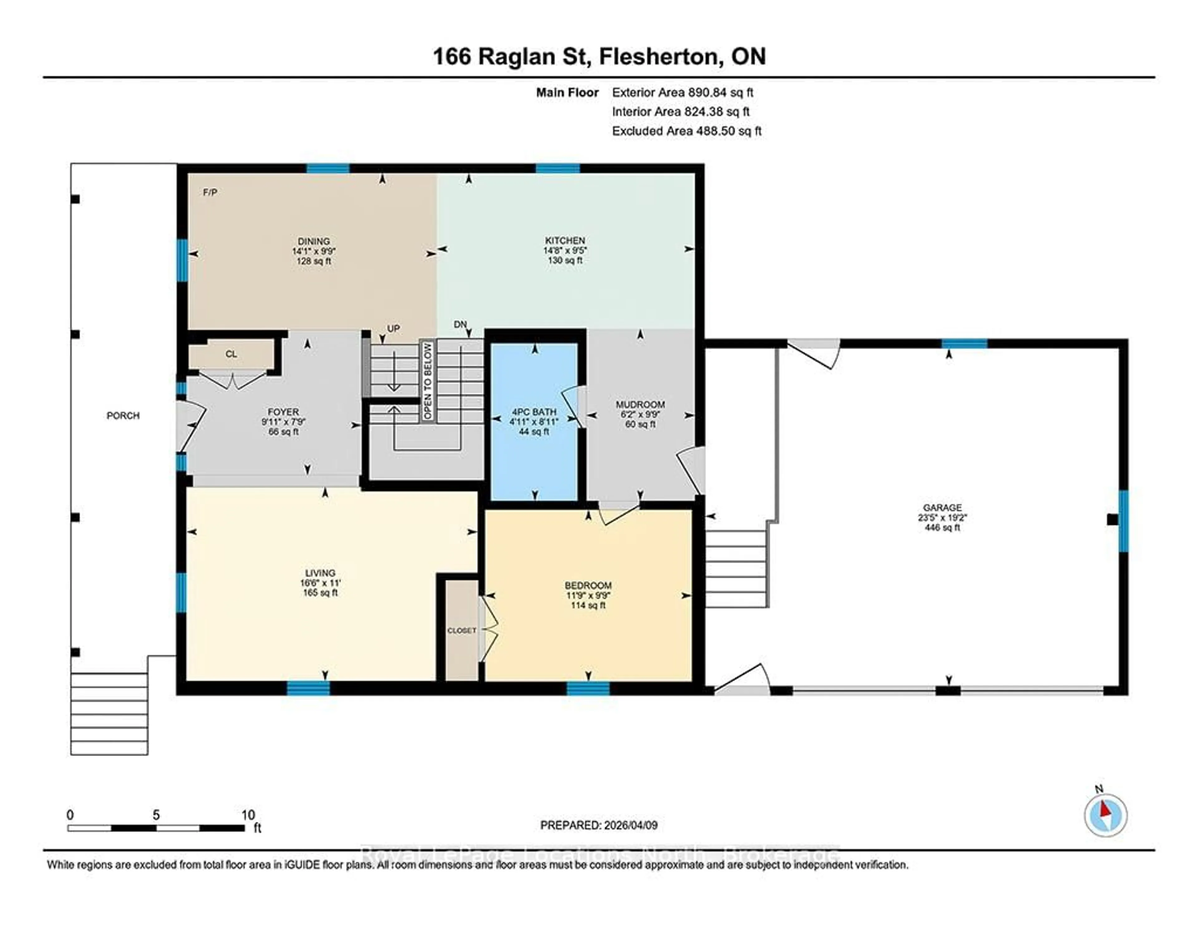 Floor plan for 166 Raglan St, Grey Highlands Ontario N0C 1E0