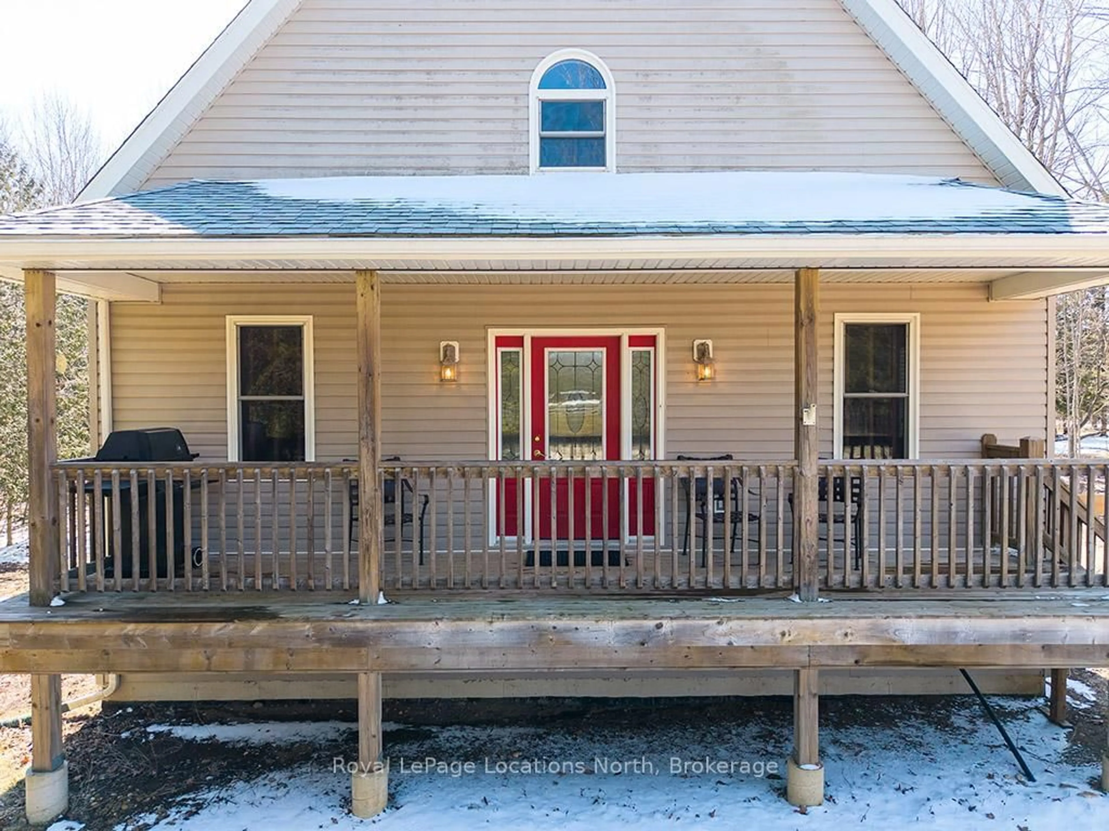 Home with vinyl exterior material, street for 166 Raglan St, Grey Highlands Ontario N0C 1E0