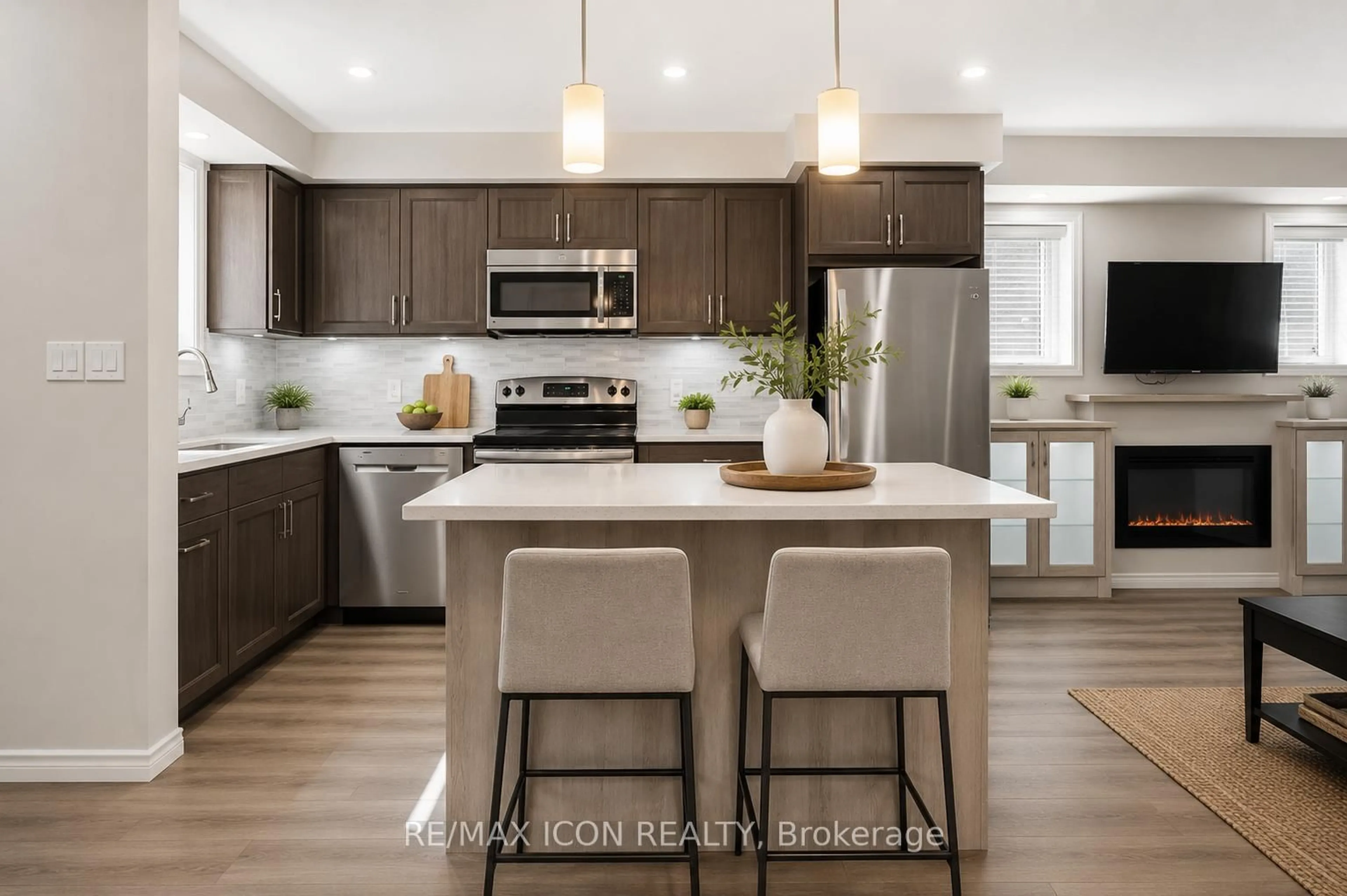 Open concept kitchen, unknown for 3200 Singleton Ave #50, London South Ontario N6L 0C7