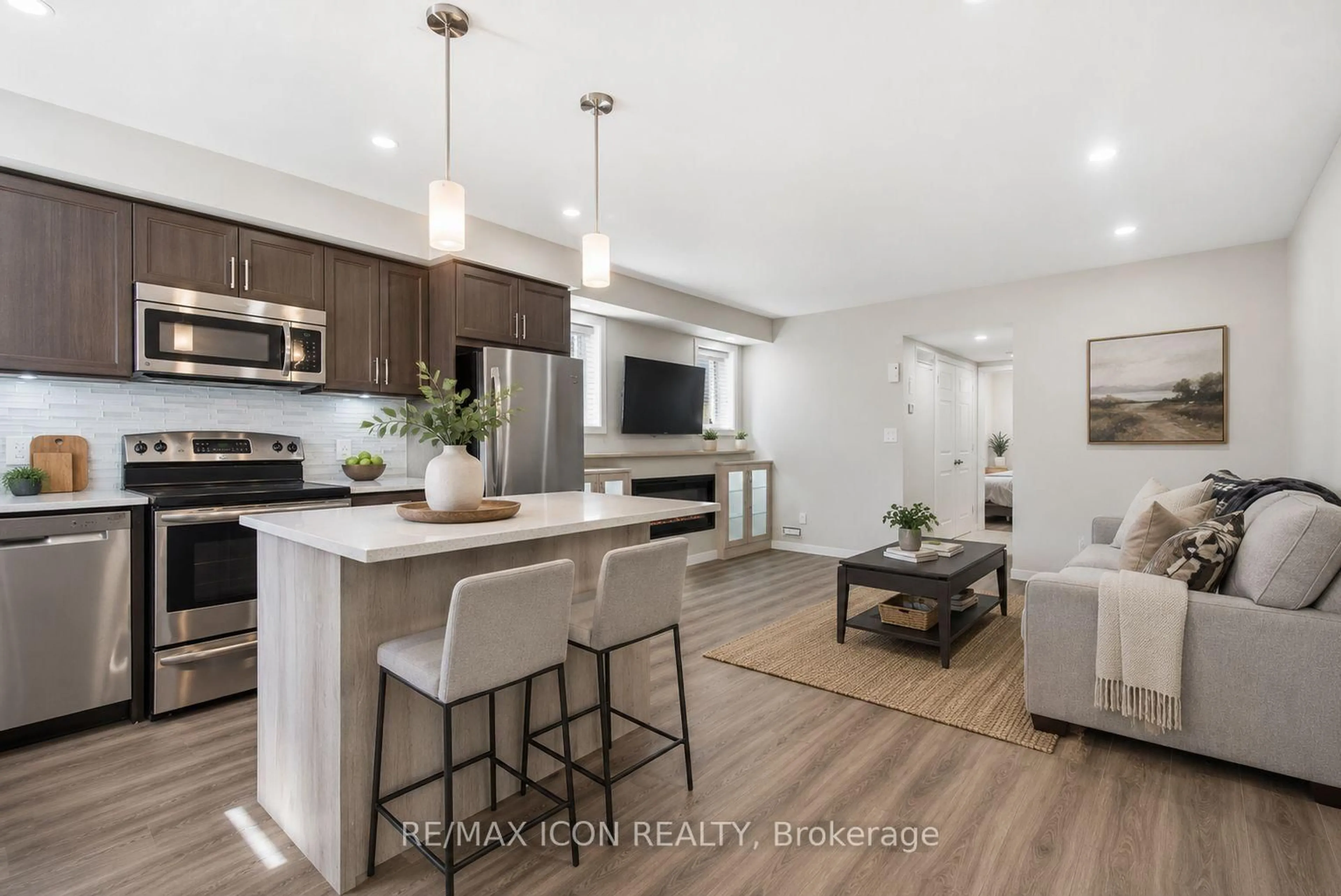 Open concept kitchen, unknown for 3200 Singleton Ave #50, London South Ontario N6L 0C7