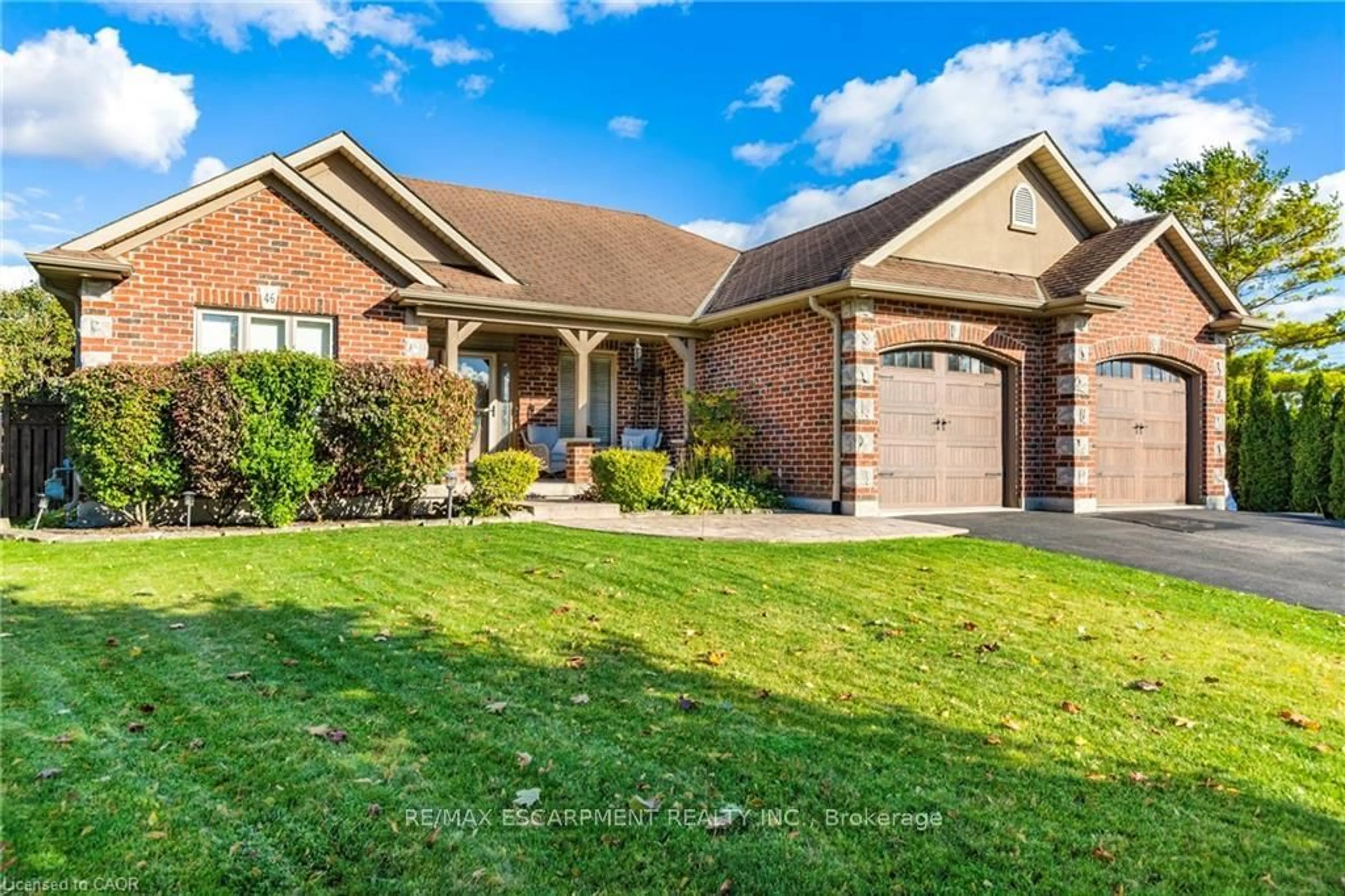 Home with brick exterior material, street for 46 Sea Breeze Dr, Norfolk Ontario N0A 1N7
