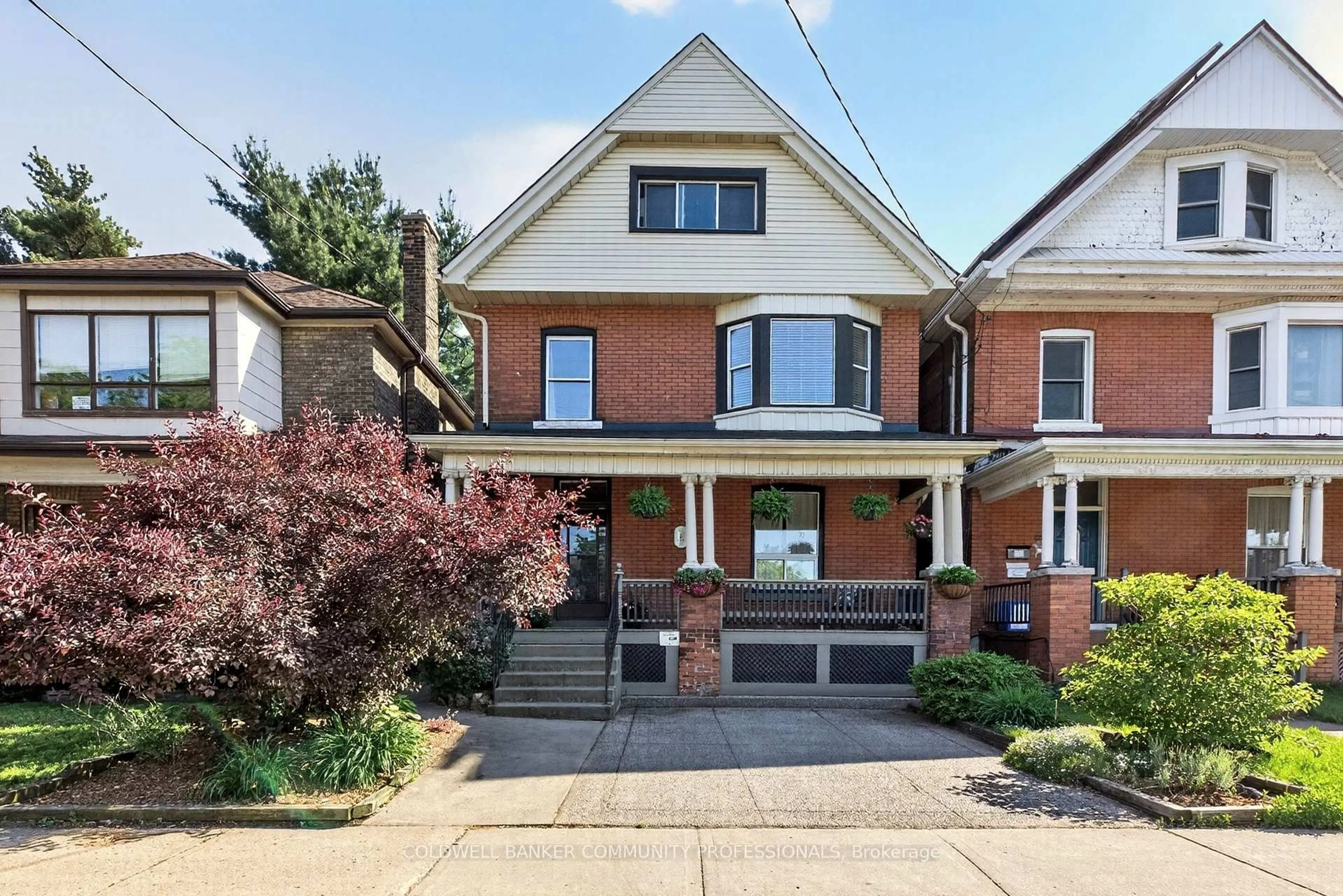 Home with brick exterior material, street for 68 Delaware Ave, Hamilton Ontario L8M 1T7