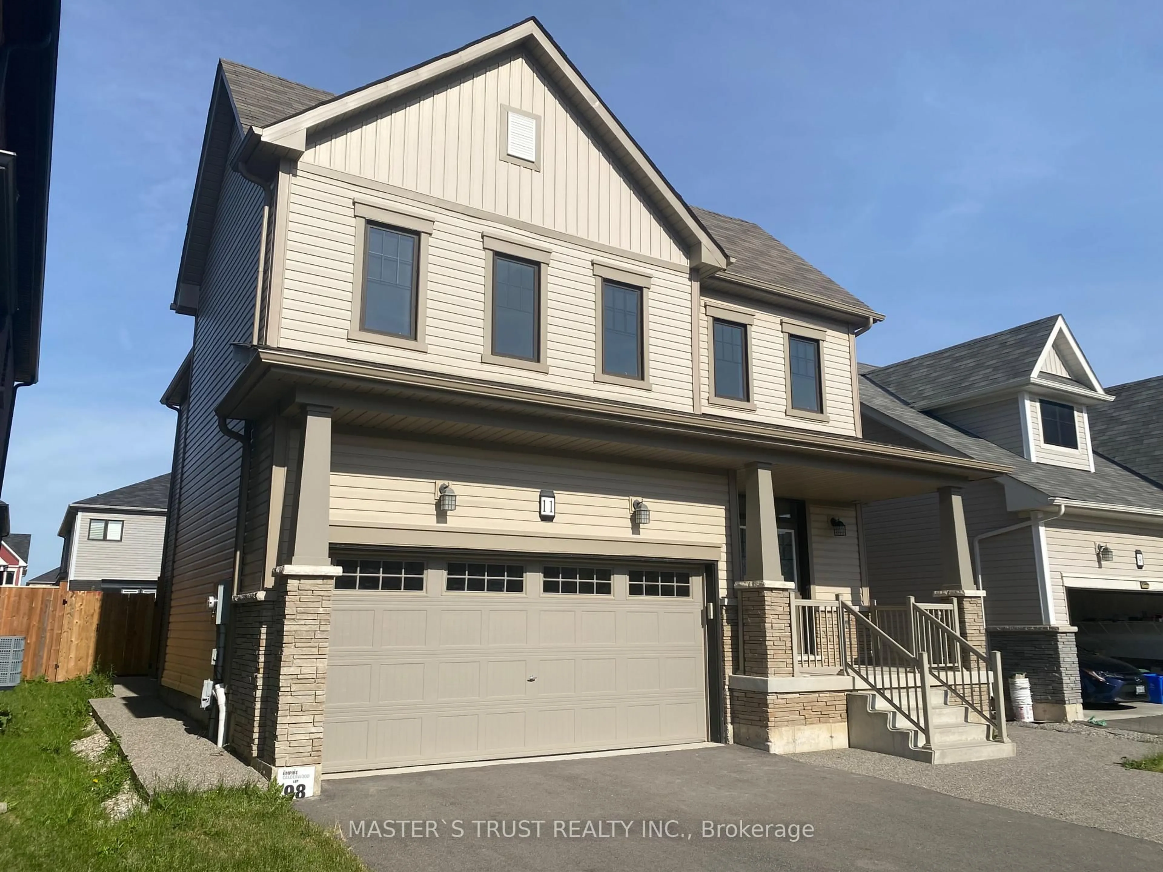 Home with brick exterior material, street for 11 Victory Dr, Thorold Ontario L2V 0K1