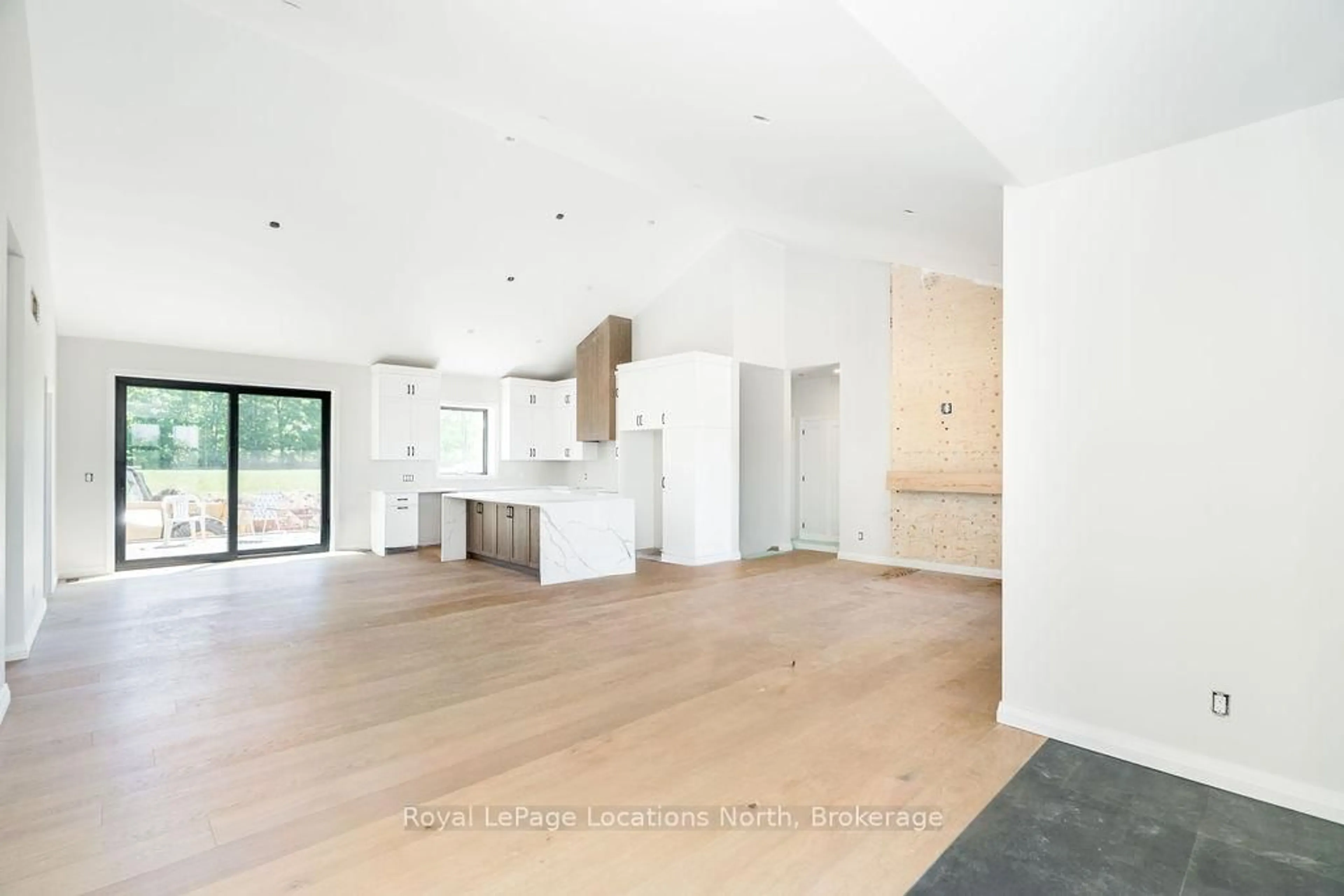 Open concept kitchen, wood/laminate floor for 115 Inkerman St, Grey Highlands Ontario N0C 1E0