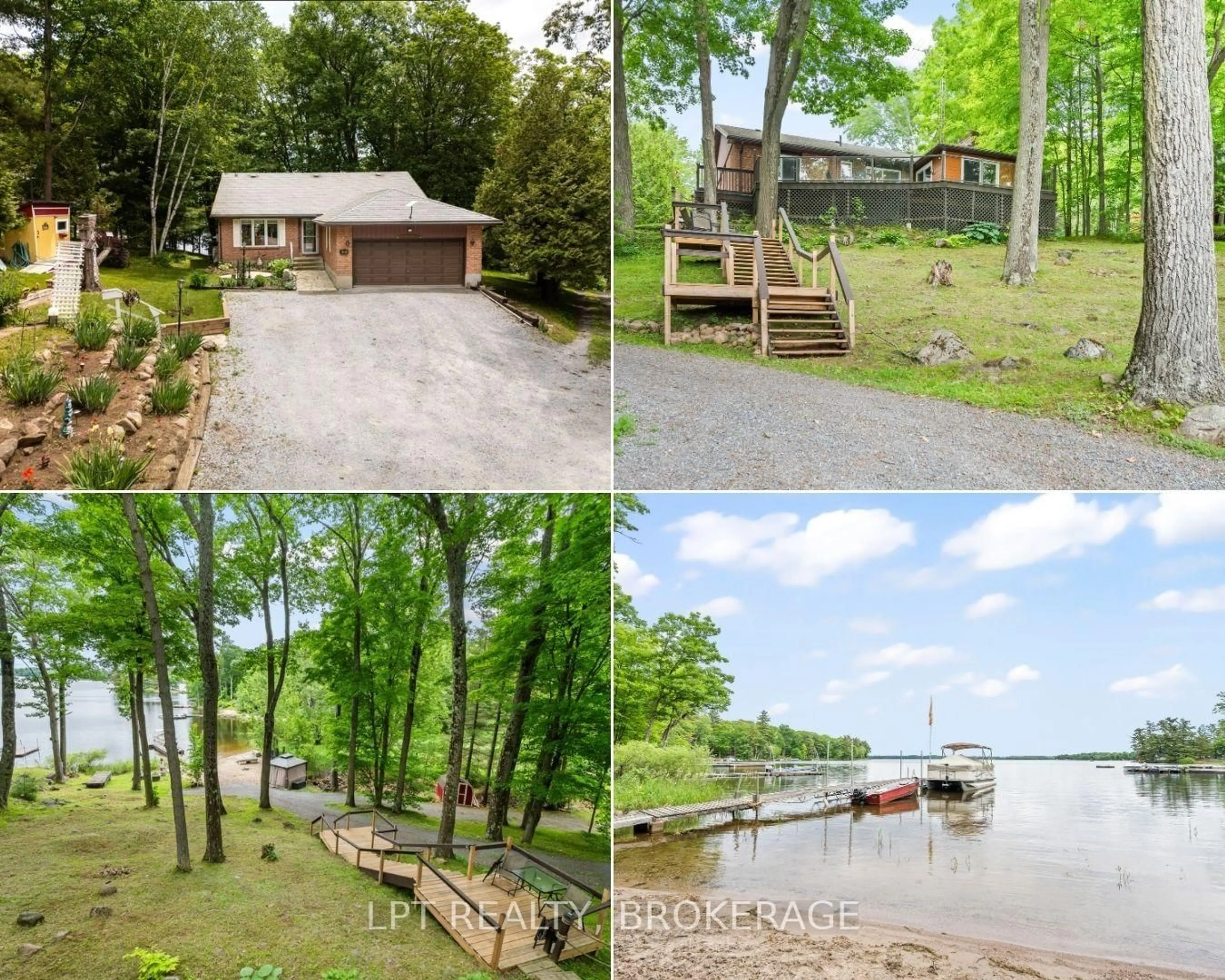 A pic from outside/outdoor area/front of a property/back of a property/a pic from drone, water/lake/river/ocean view for 31 Acorn Lane, Tichborne Ontario K0H 2V0