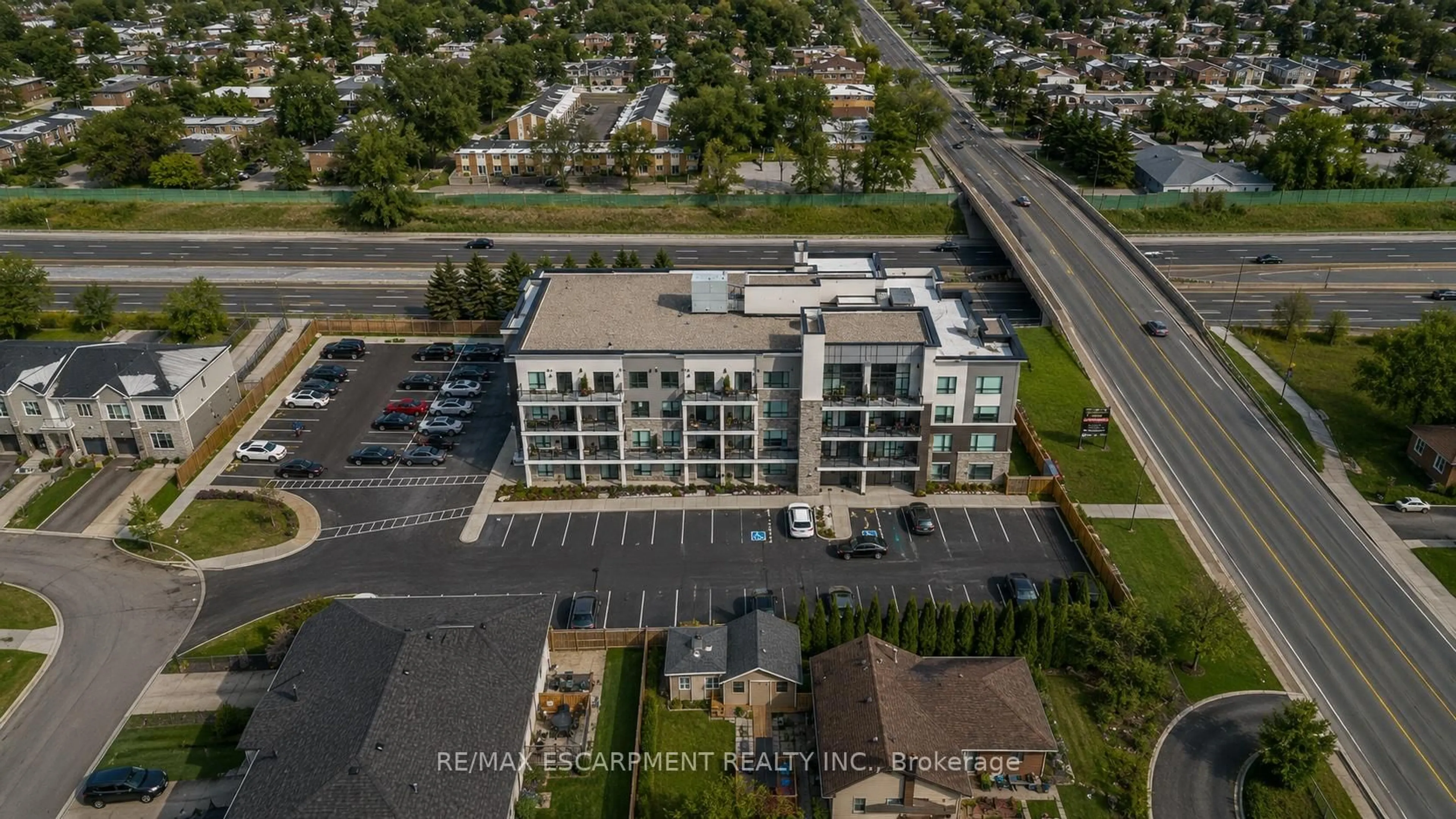 A pic from outside/outdoor area/front of a property/back of a property/a pic from drone, unknown for 120 SPRINGVALLEY Cres #104, Hamilton Ontario L9C 0G2