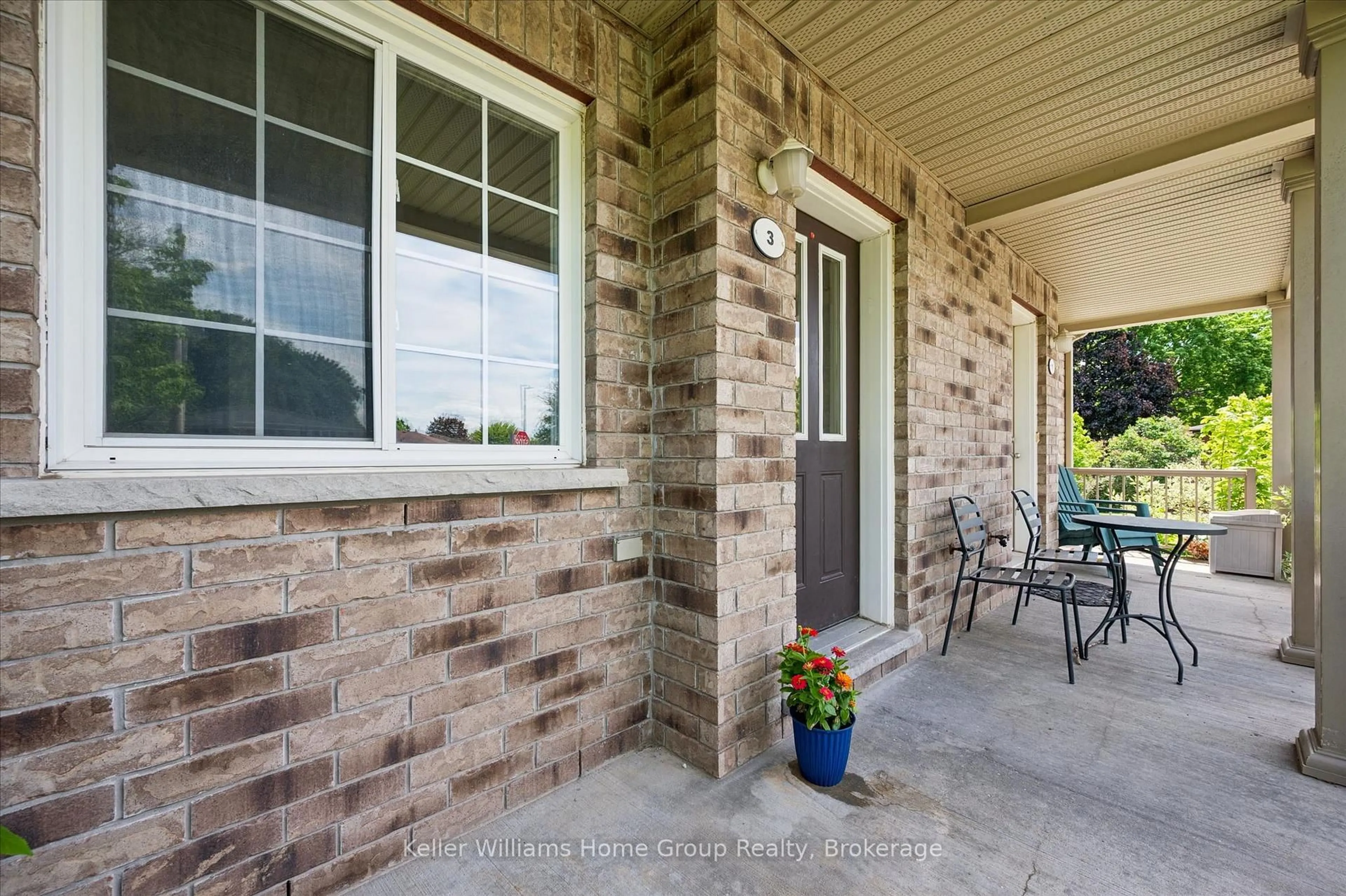 Home with brick exterior material, street for 35 Mountford Dr #3, Guelph Ontario N1E 0G6