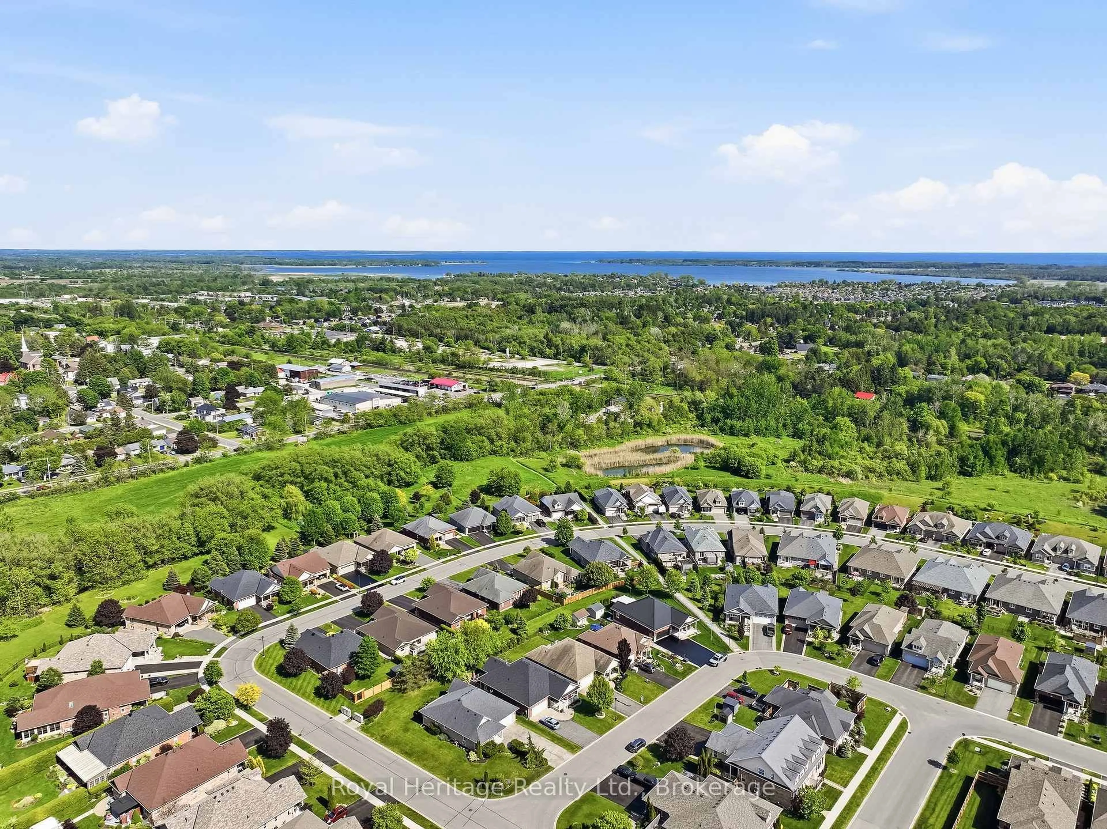 A pic from outside/outdoor area/front of a property/back of a property/a pic from drone, unknown for 2 Cortland Way, Brighton Ontario K0K 1H0