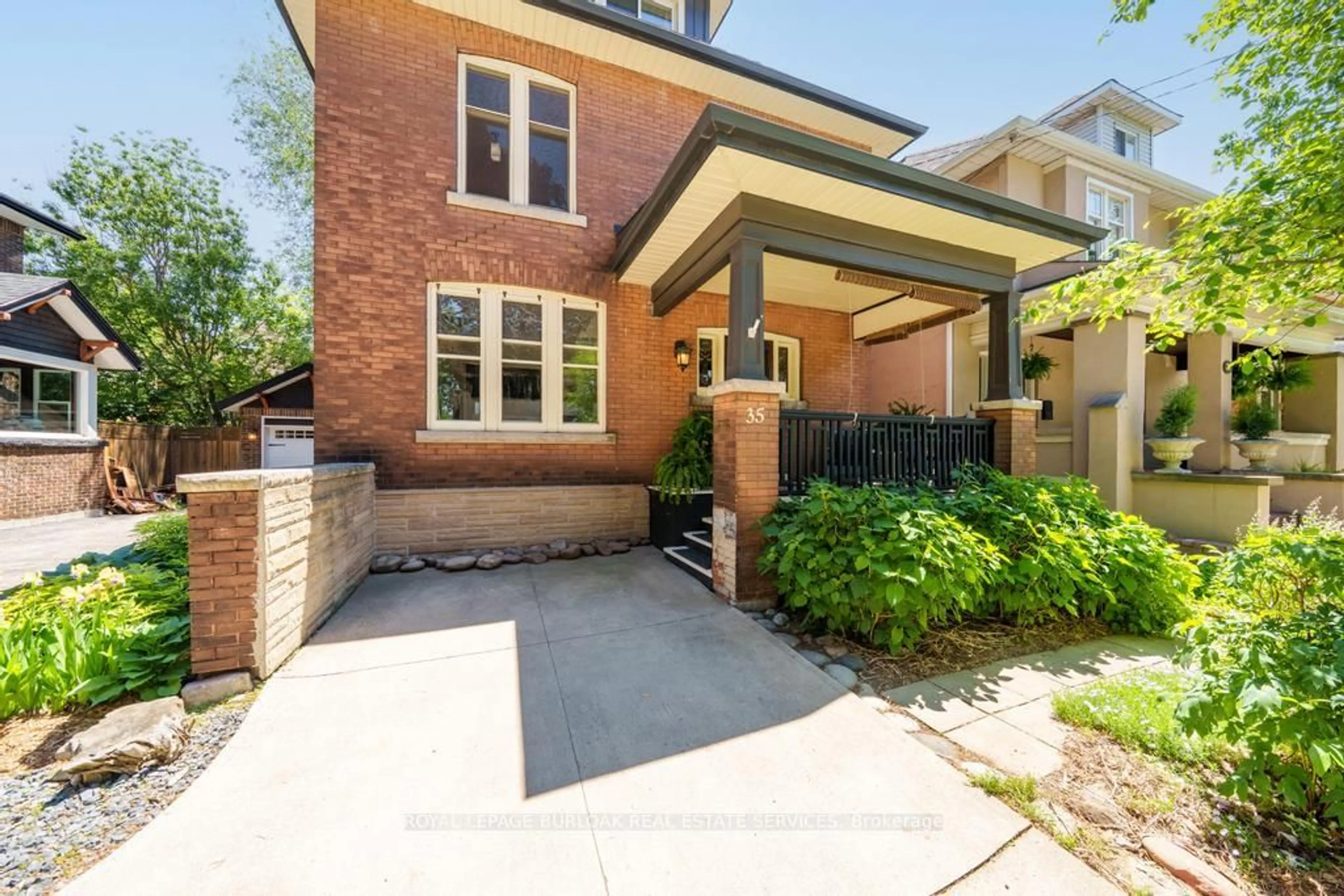 Home with brick exterior material, street for 35 Burris St, Hamilton Ontario L8M 2J1