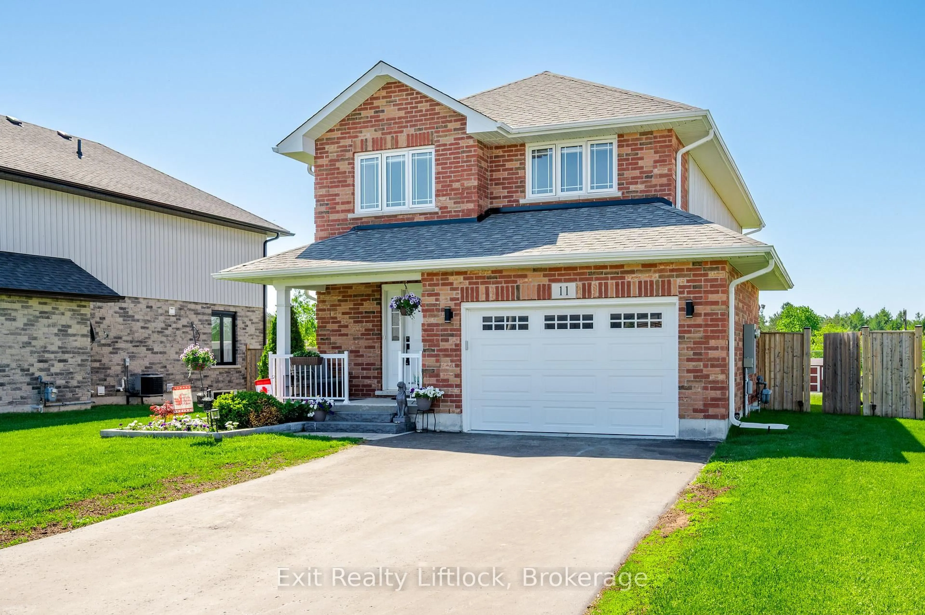Home with brick exterior material, street for 11 Darrell Drain Cres, Asphodel-Norwood Ontario K0L 2V0