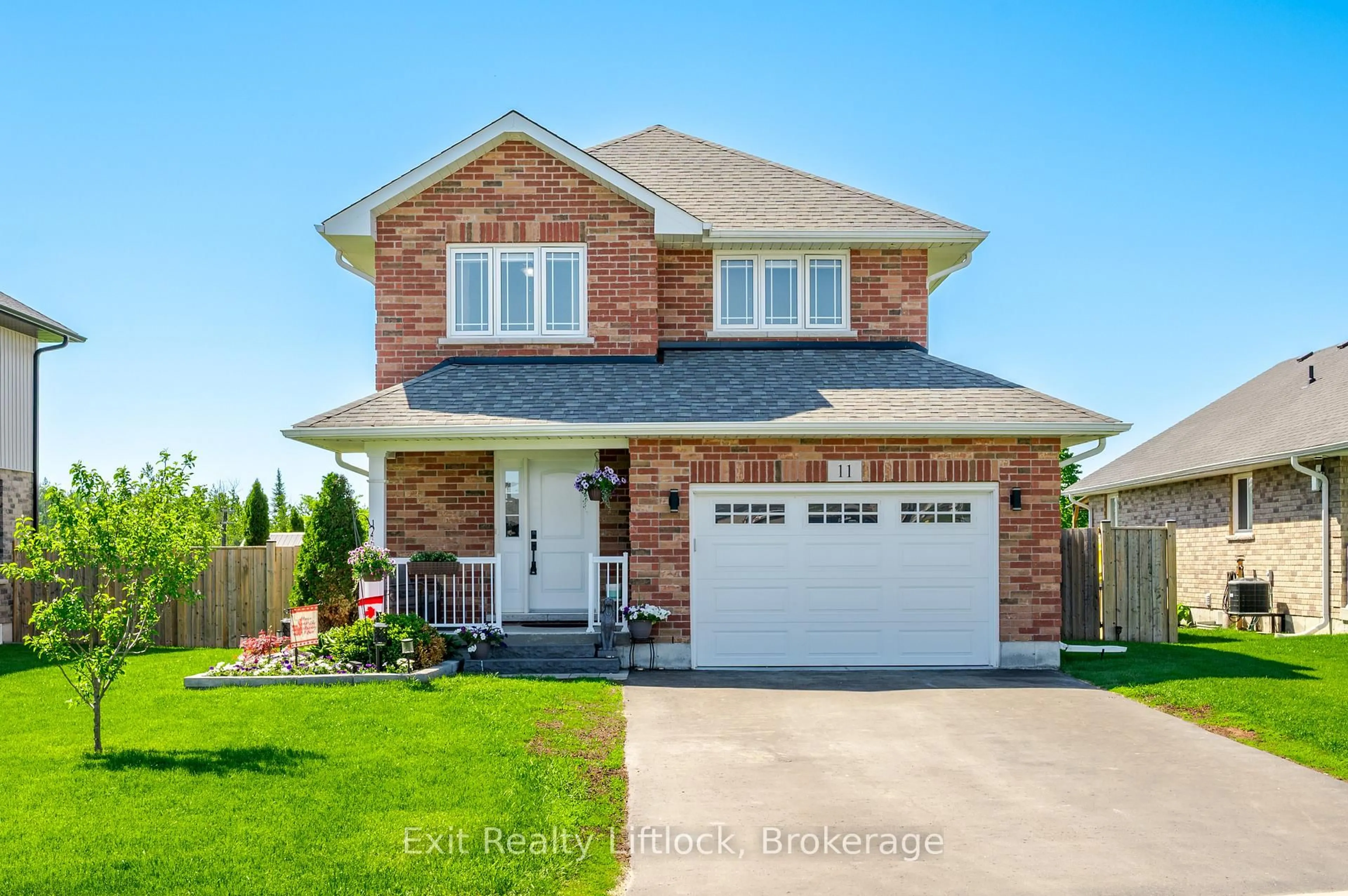 Home with brick exterior material, street for 11 Darrell Drain Cres, Asphodel-Norwood Ontario K0L 2V0