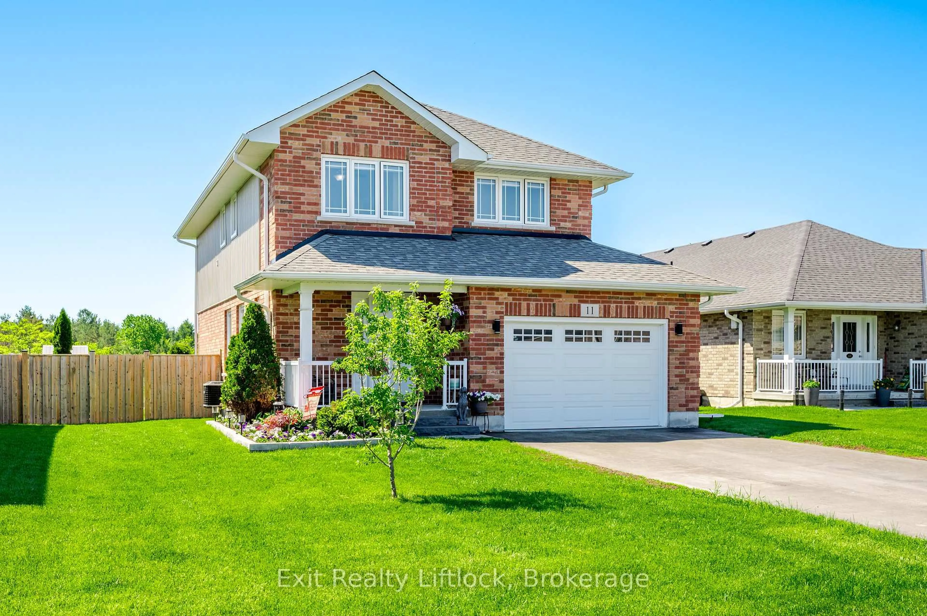 Home with brick exterior material, street for 11 Darrell Drain Cres, Asphodel-Norwood Ontario K0L 2V0