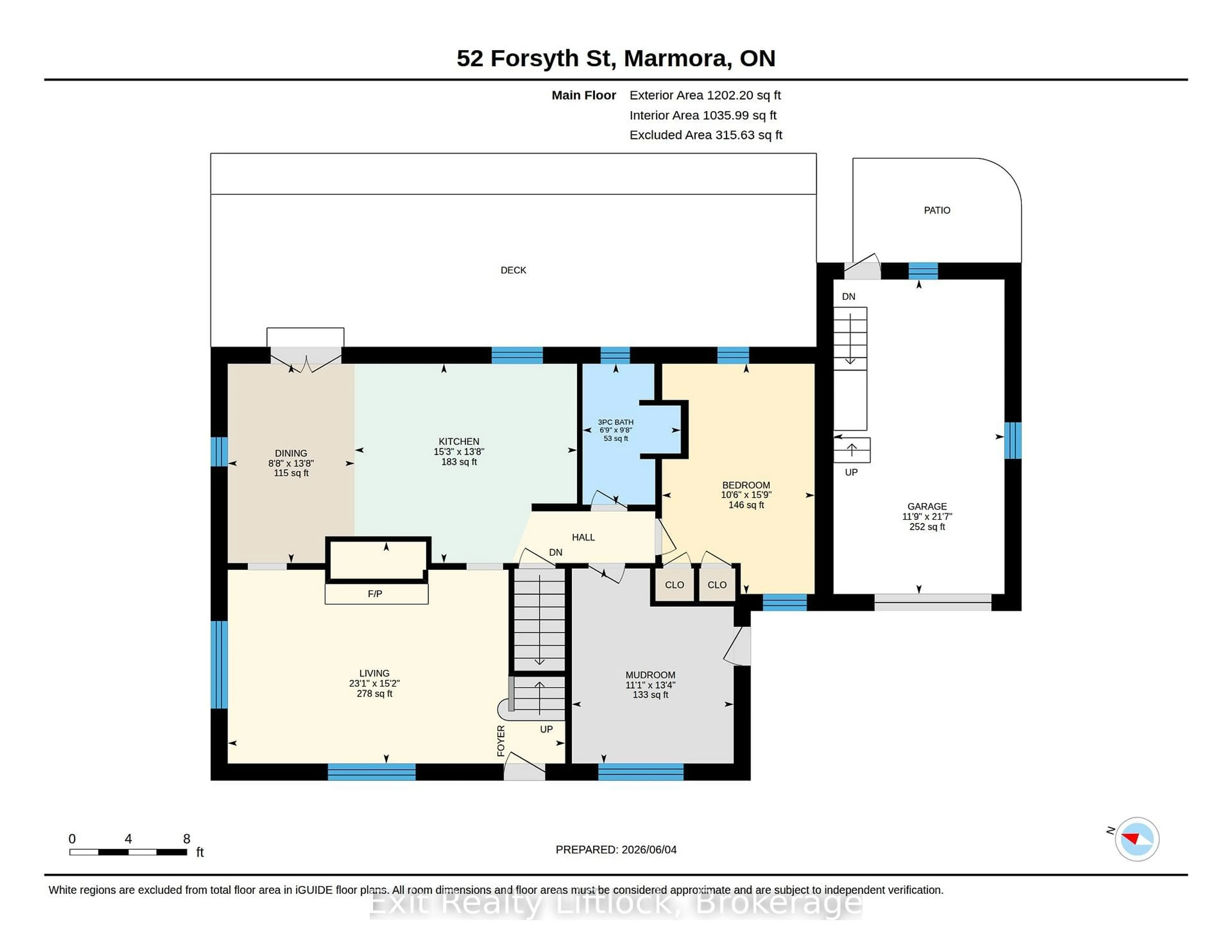 Floor plan for 52 Forsyth St, Limoges Ontario K0K 2M0