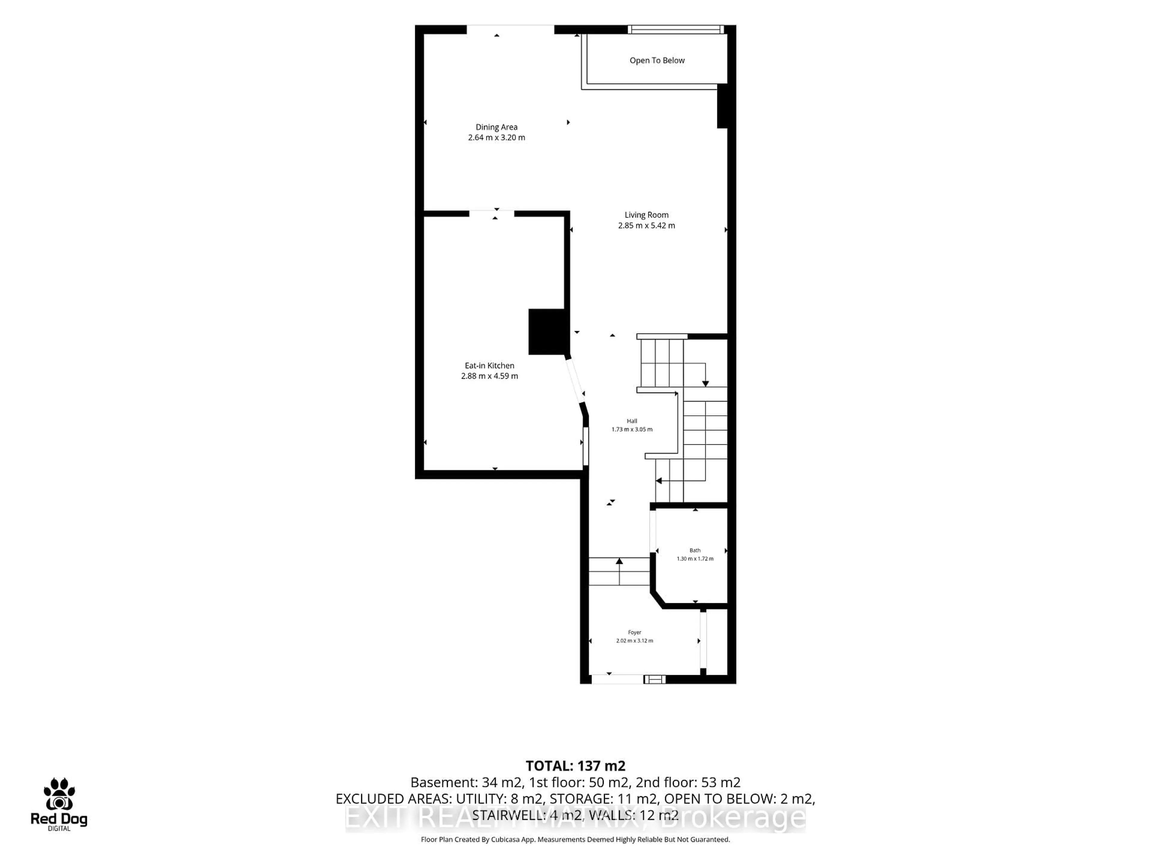 Floor plan for 1523 Briarfield Cres, Ottawa Ontario K4A 1Z9