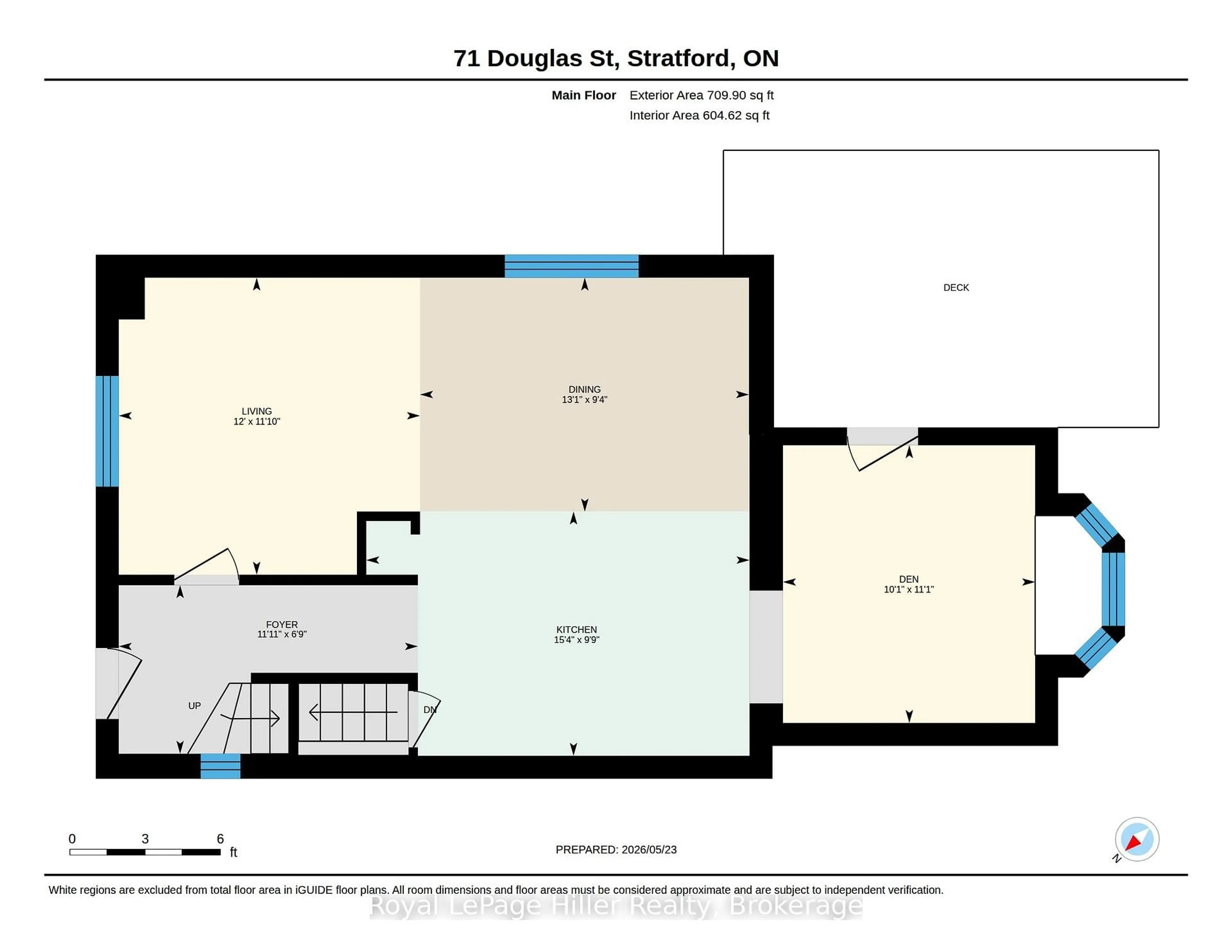 Floor plan for 71 Douglas St, Stratford Ontario N5A 5P3