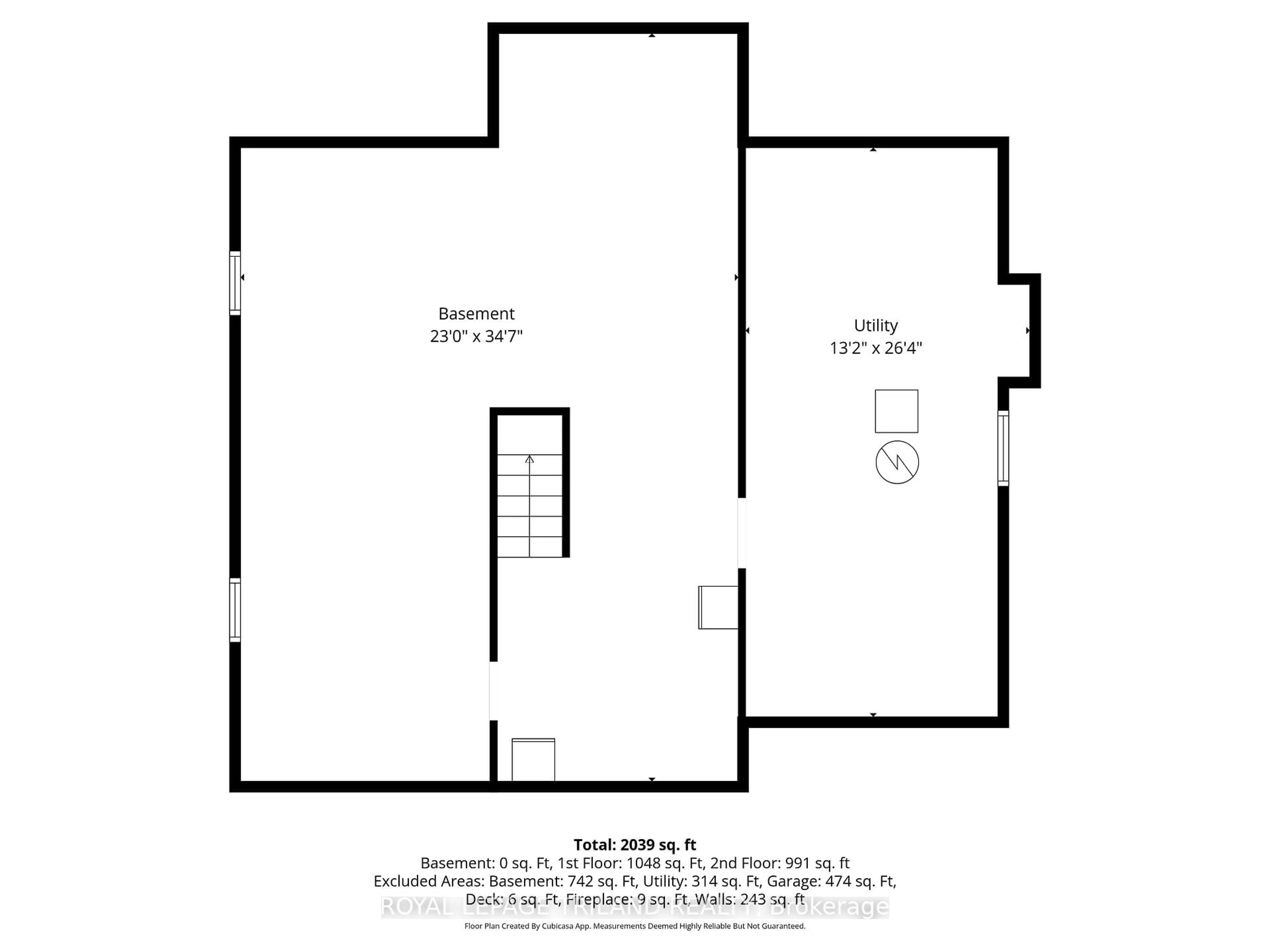 Floor plan for 50 Penrith Cres, London North Ontario N6G 4M8