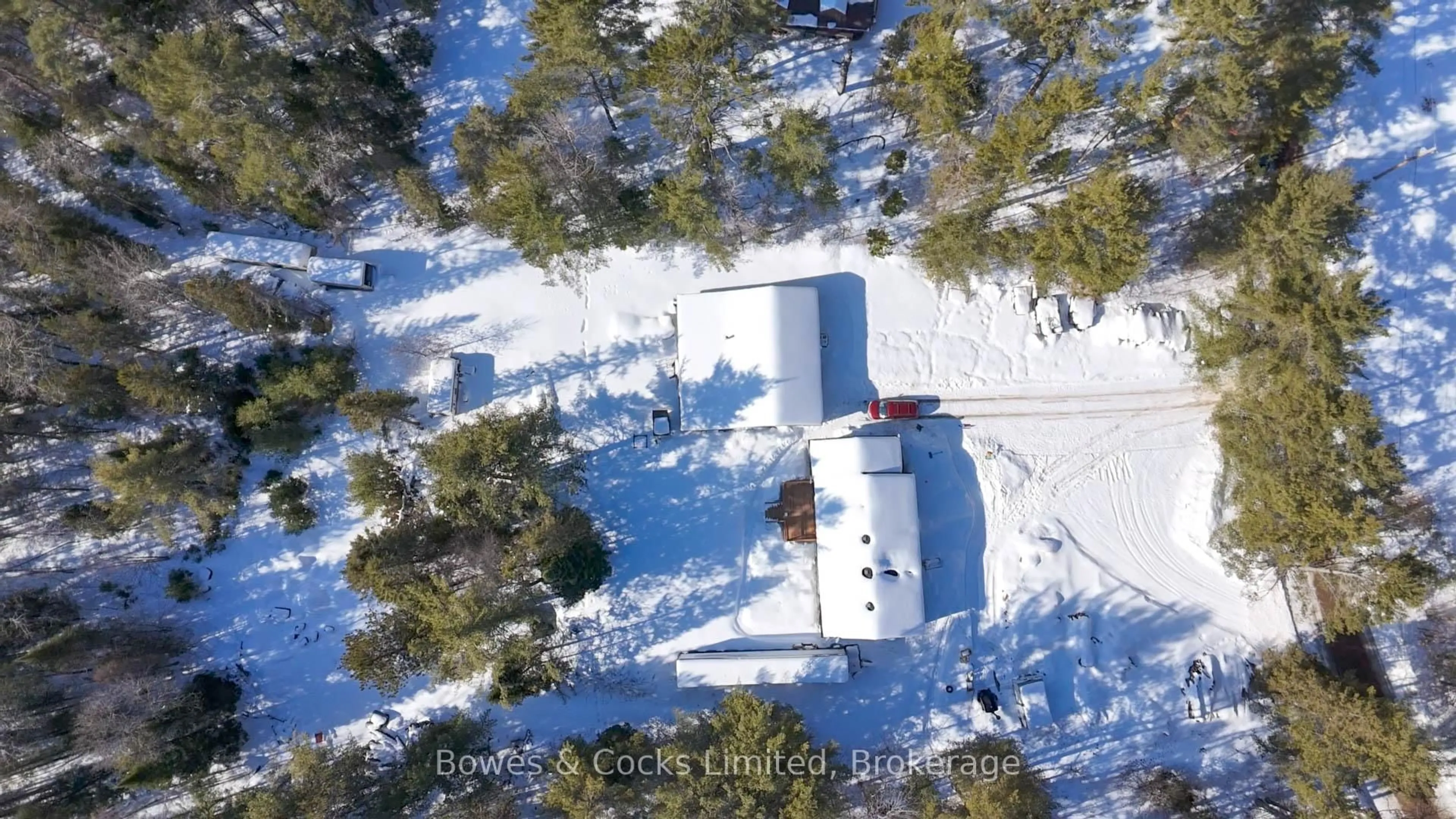 A pic from outside/outdoor area/front of a property/back of a property/a pic from drone, street for 122 Buck Hill Rd, Bancroft Ontario K0L 1C0