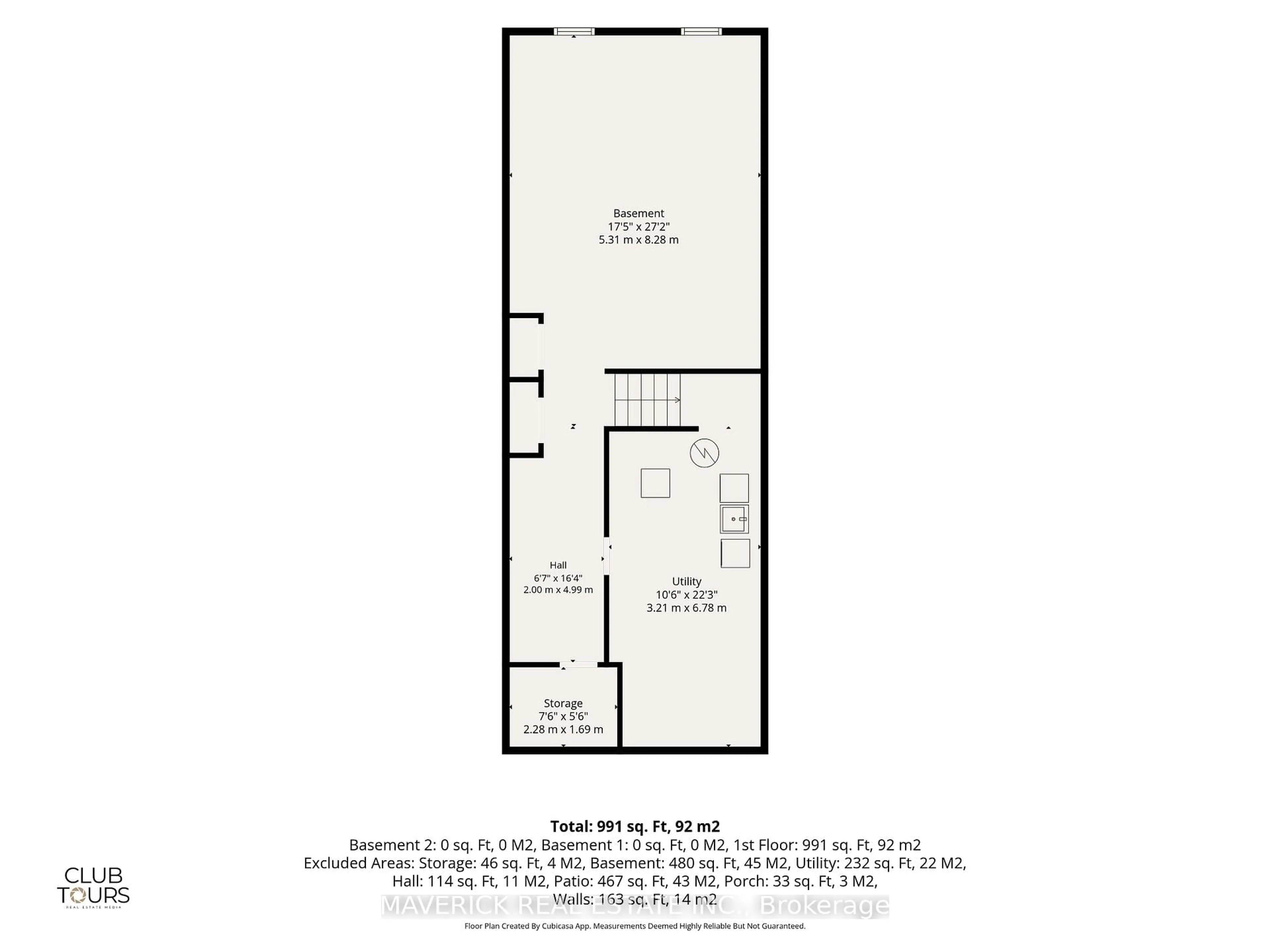 Floor plan for 315 Simpson Cres, London East Ontario N5V 5E1