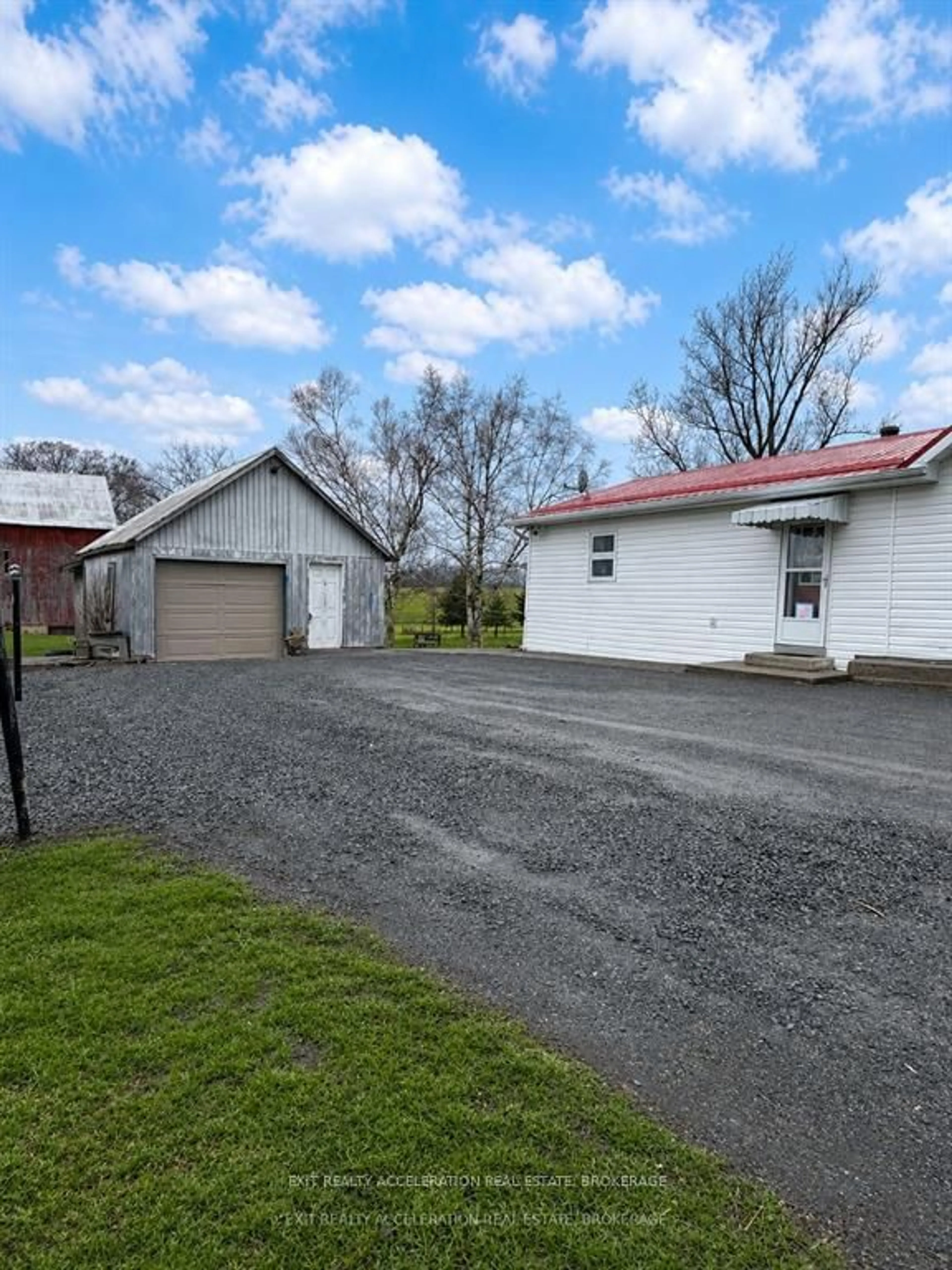 A pic from outside/outdoor area/front of a property/back of a property/a pic from drone, street for 2580 County Road 41, Greater Napanee Ontario K0K 2W0