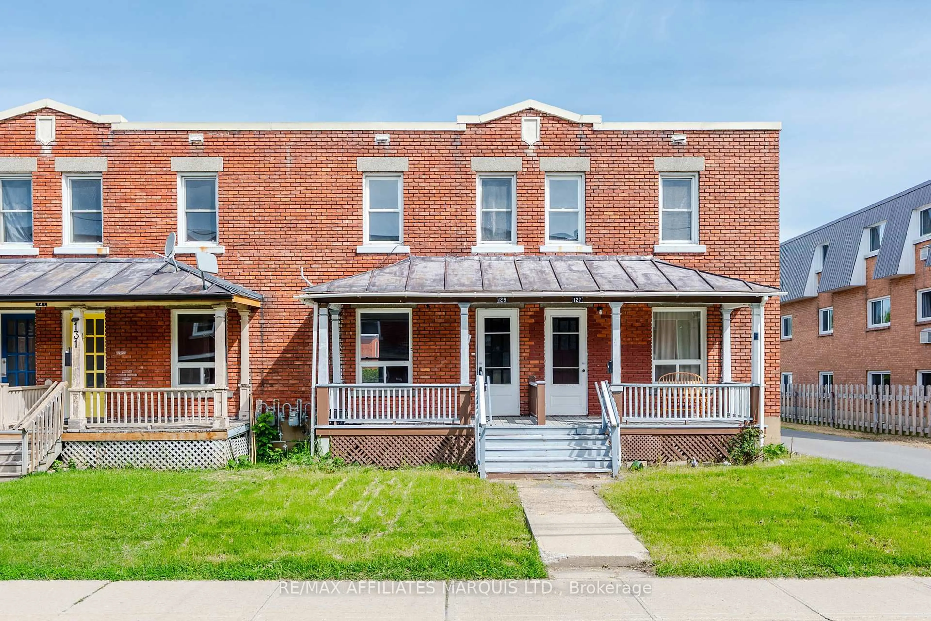 Home with brick exterior material, street for 129 First St, Cornwall Ontario K6J 1C2