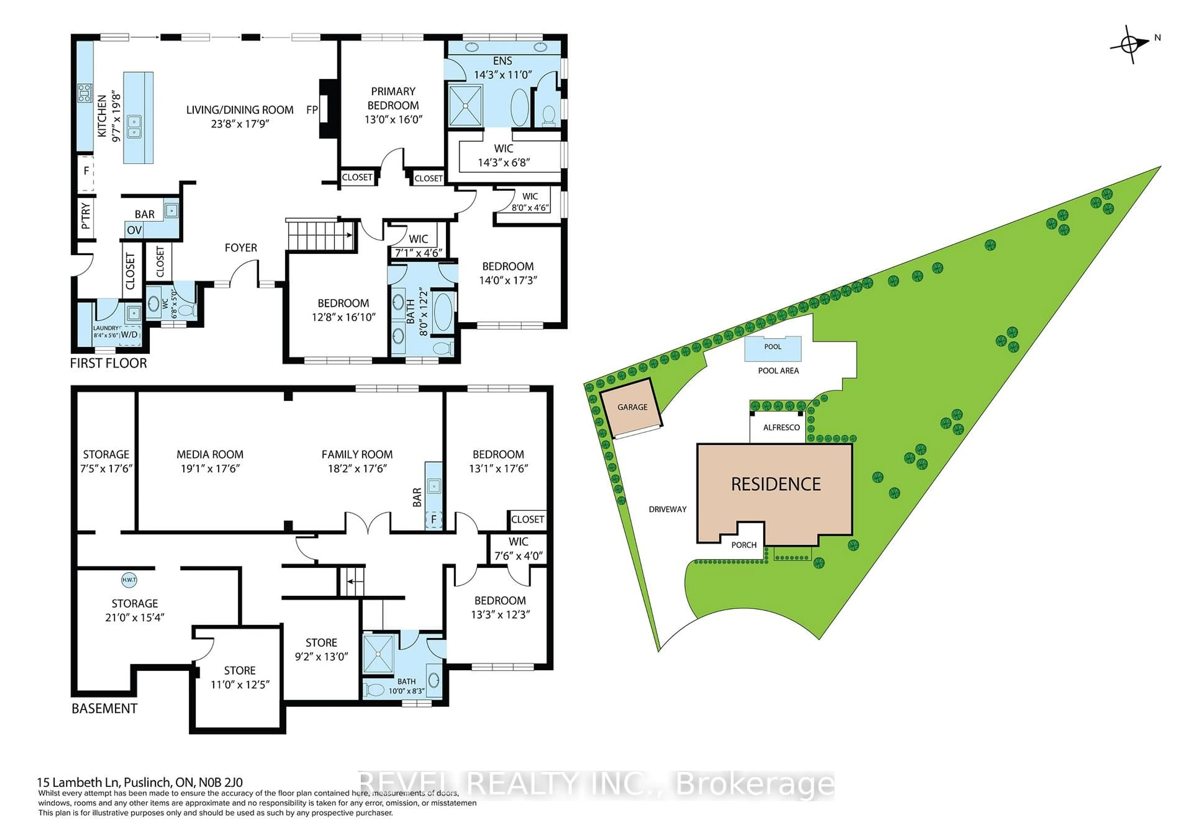 Floor plan for 15 Lambeth Lane, Puslinch Ontario N0B 2J0