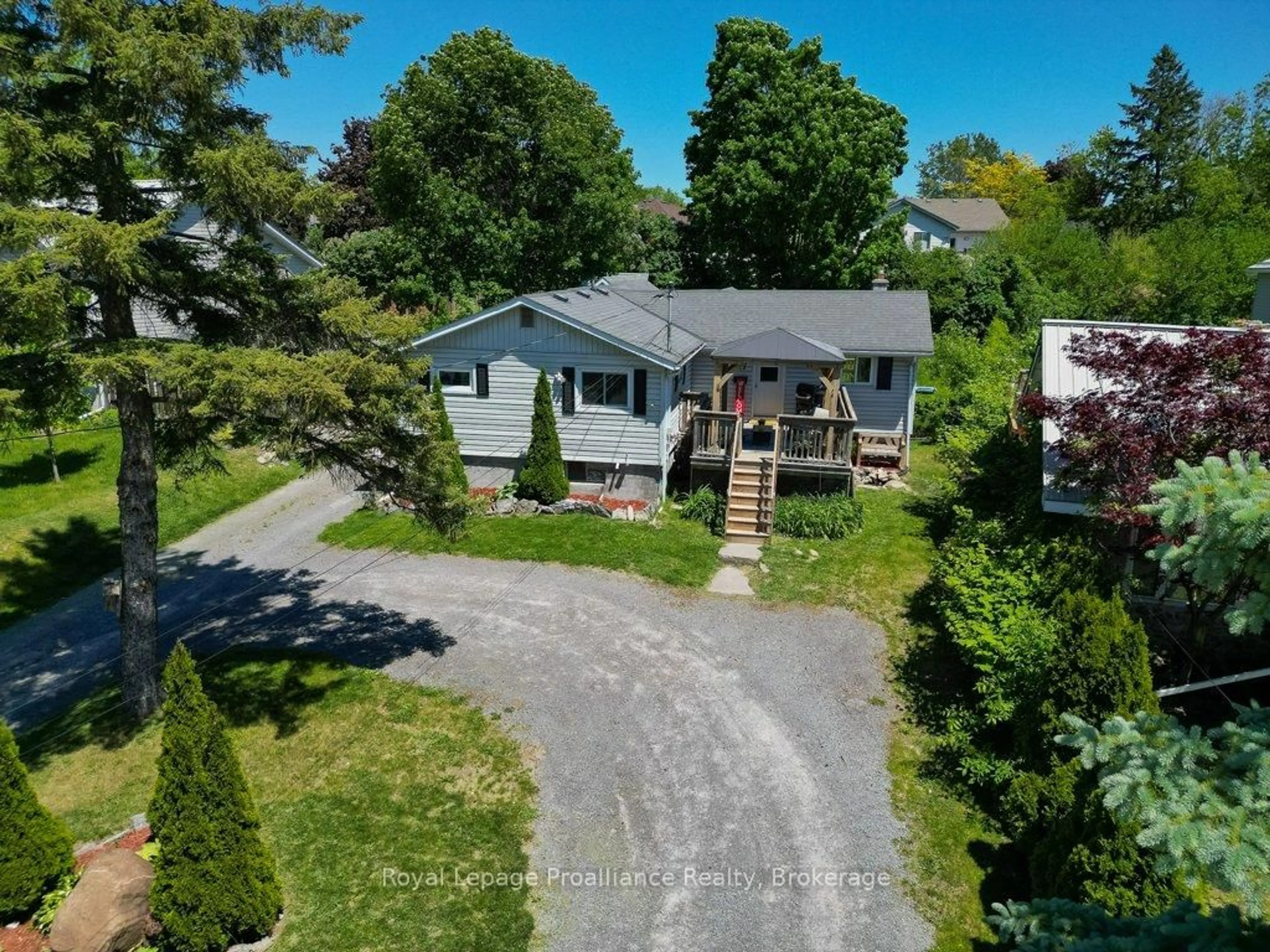 A pic from outside/outdoor area/front of a property/back of a property/a pic from drone, street for 327 Sidney St, Quinte West Ontario K8V 2V1