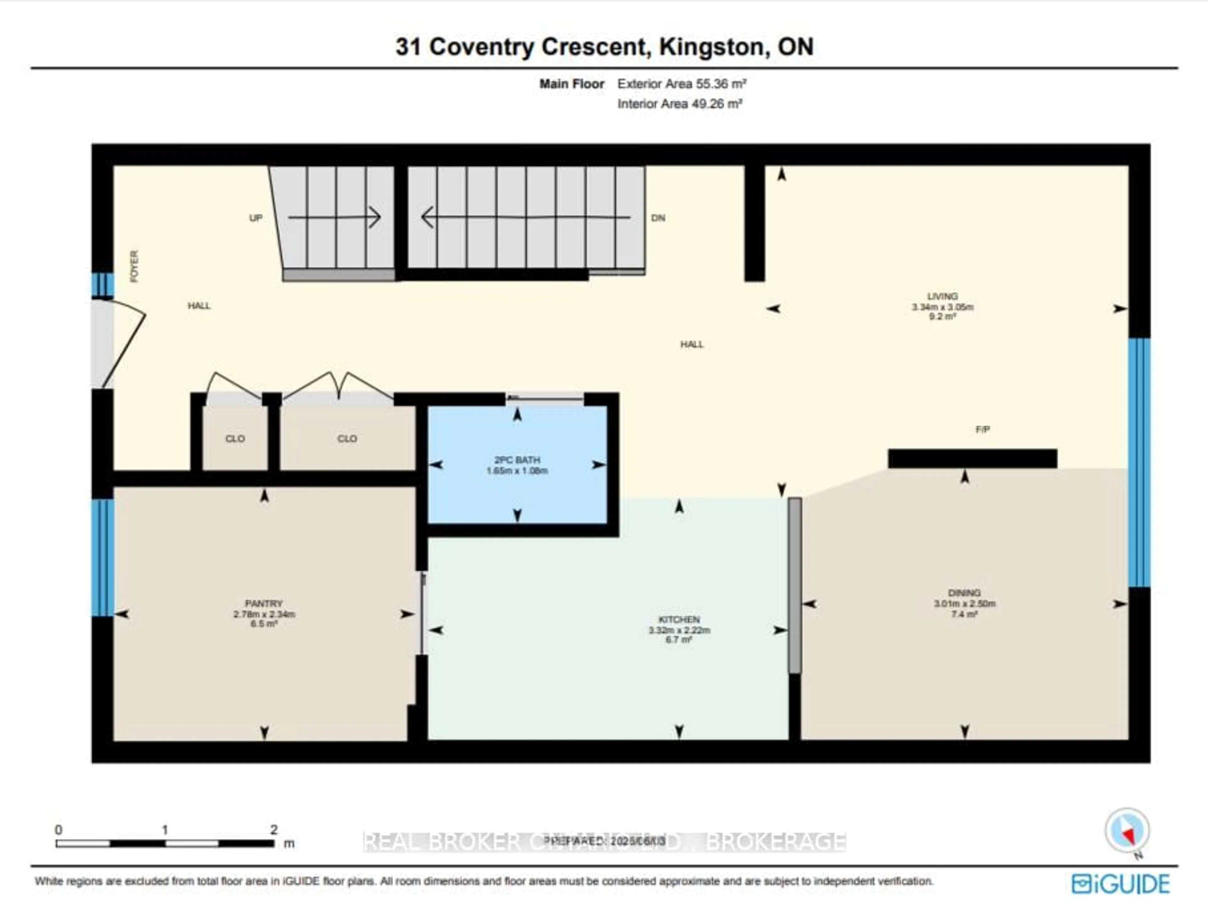 Floor plan for 31 Coventry Cres, Kingston Ontario K7M 7S1