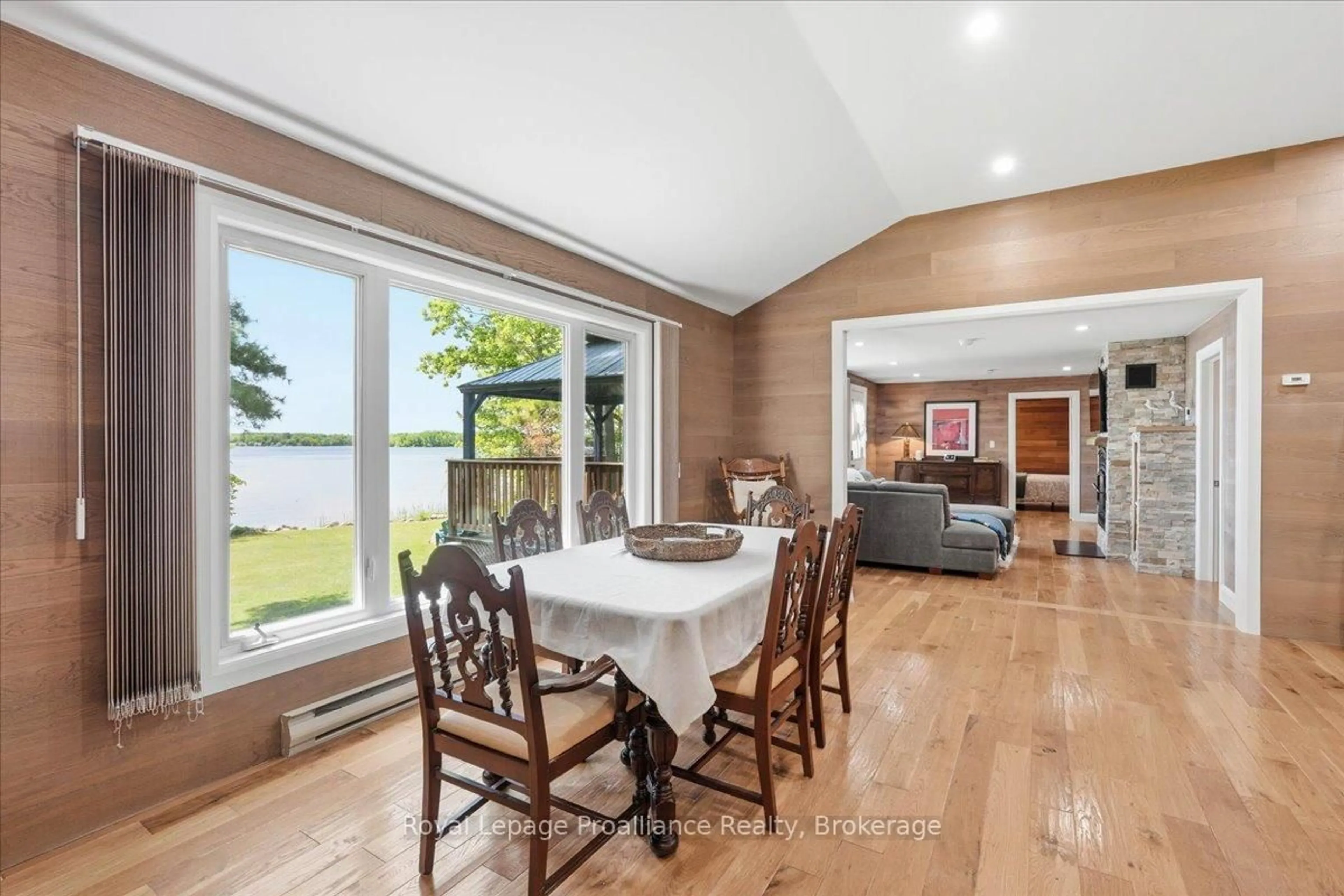 Dining room, wood/laminate floor for 304 Lakeview Lane, Tweed Ontario K0K 3J0