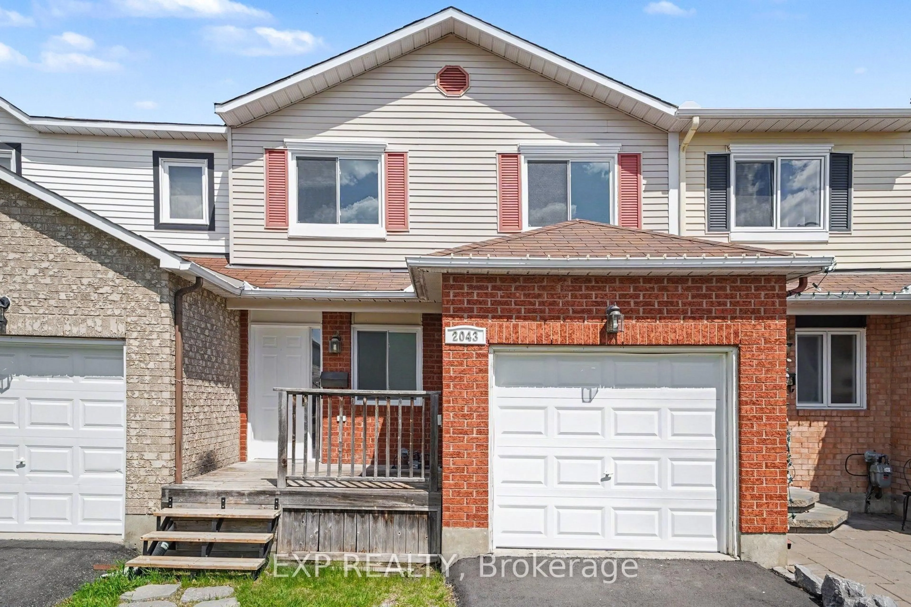 Home with brick exterior material, street for 2043 Sunland Dr, Orleans Ontario K4A 3K8