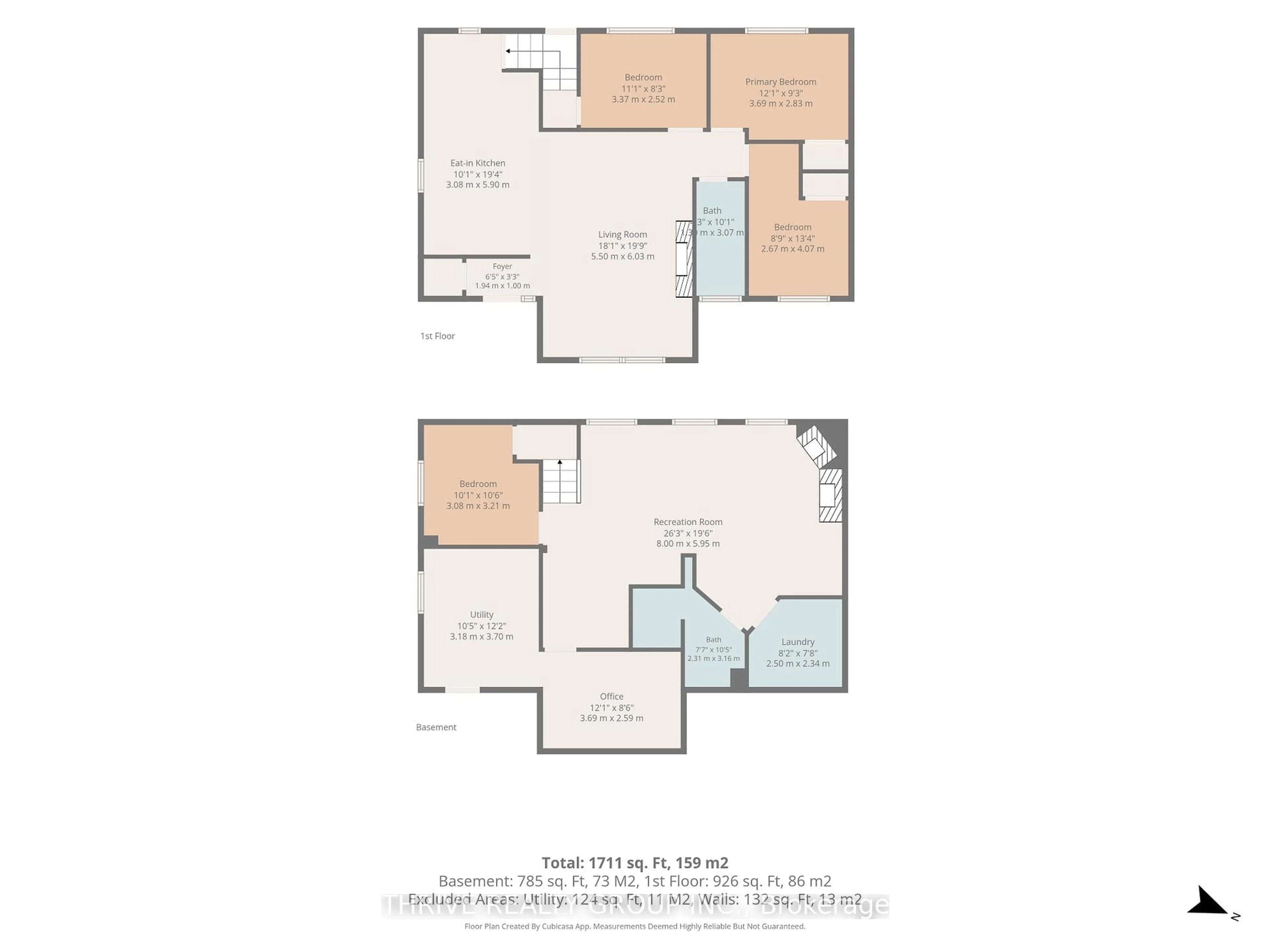 Floor plan for 480 Palmtree Ave, London North Ontario N6H 3P6