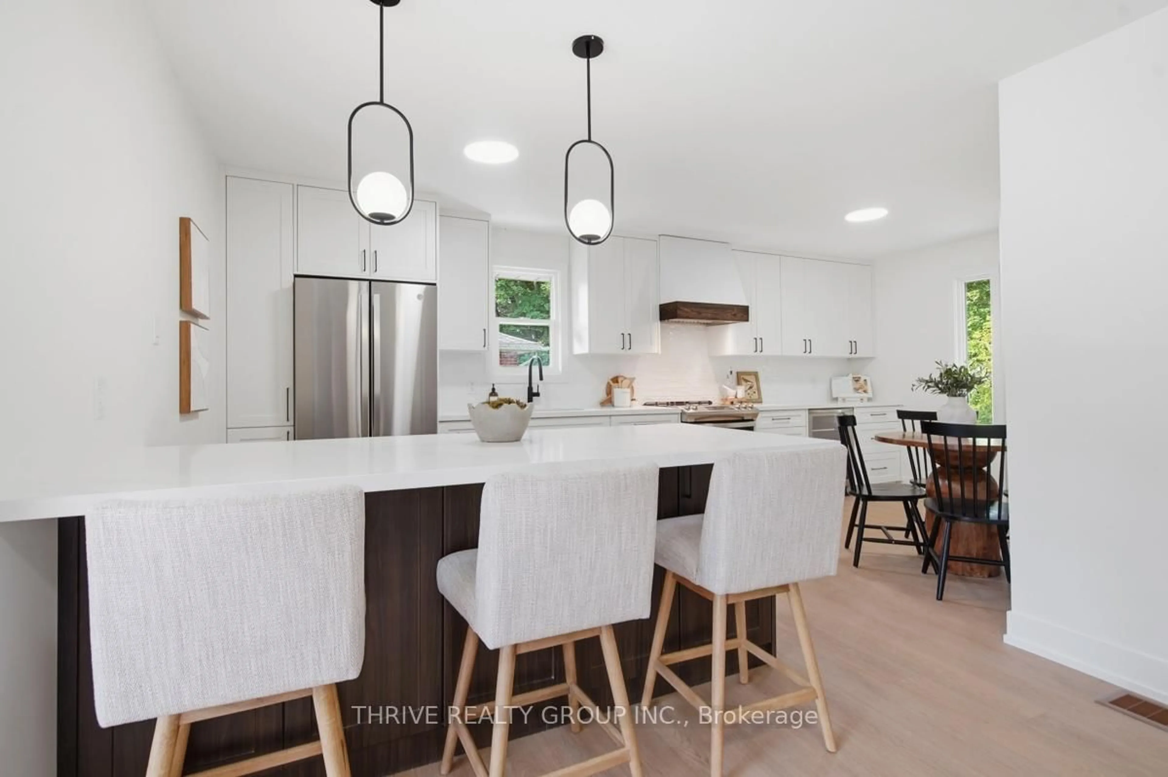 Open concept kitchen, ceramic/tile floor for 480 Palmtree Ave, London North Ontario N6H 3P6
