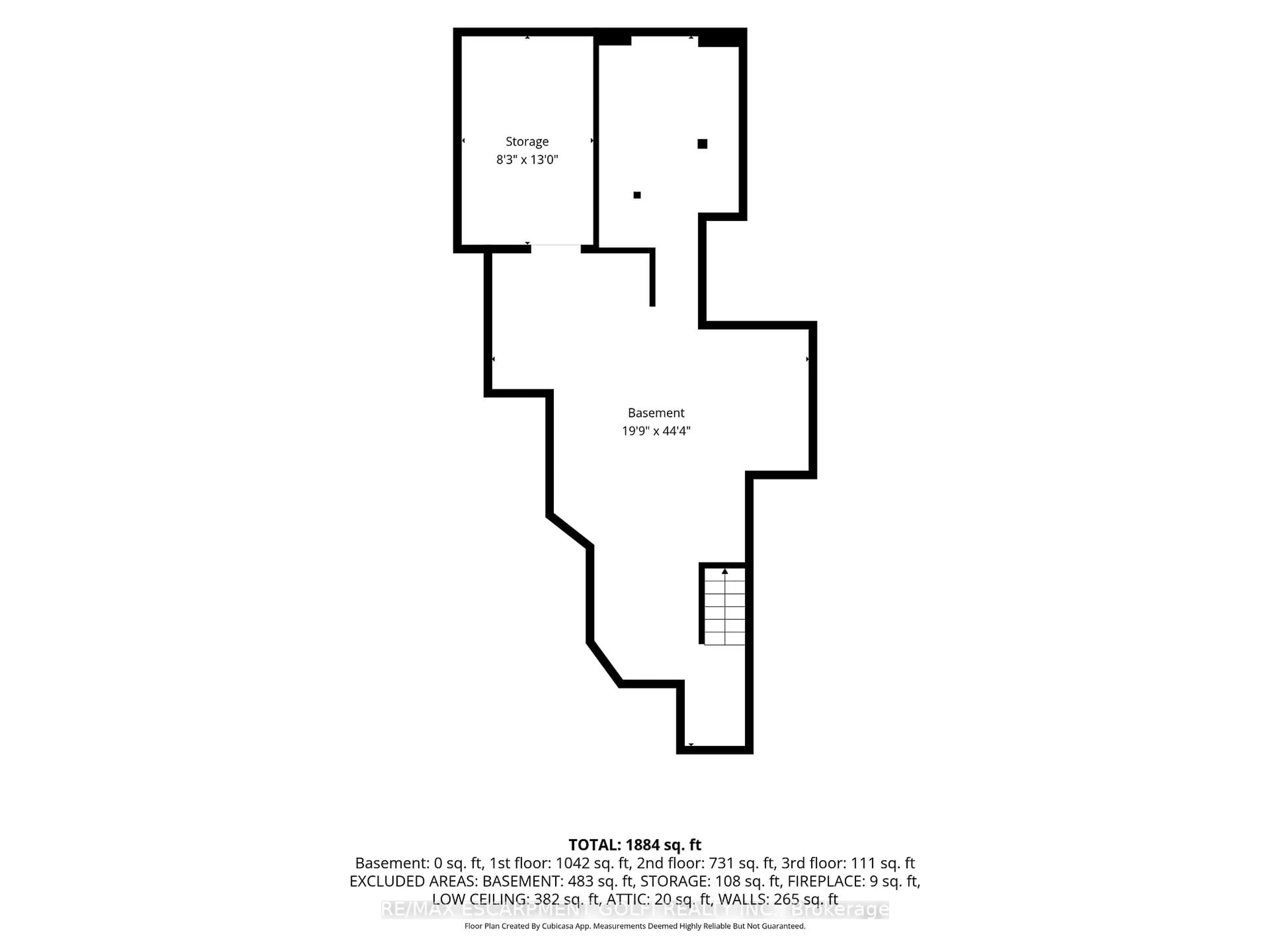 Floor plan for 86 Oak St, Brantford Ontario N3T 2B3