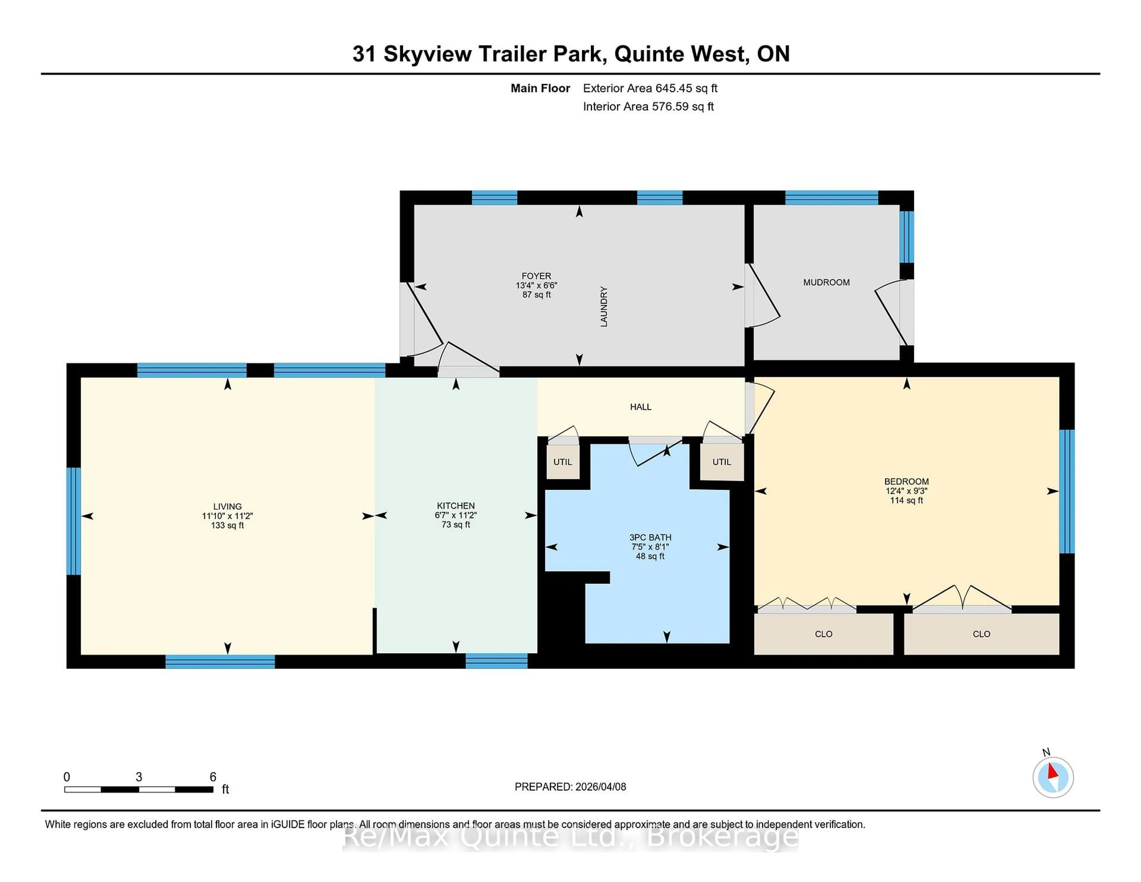 Floor plan for 311 Dundas St #31, Quinte West Ontario K8V 1M1