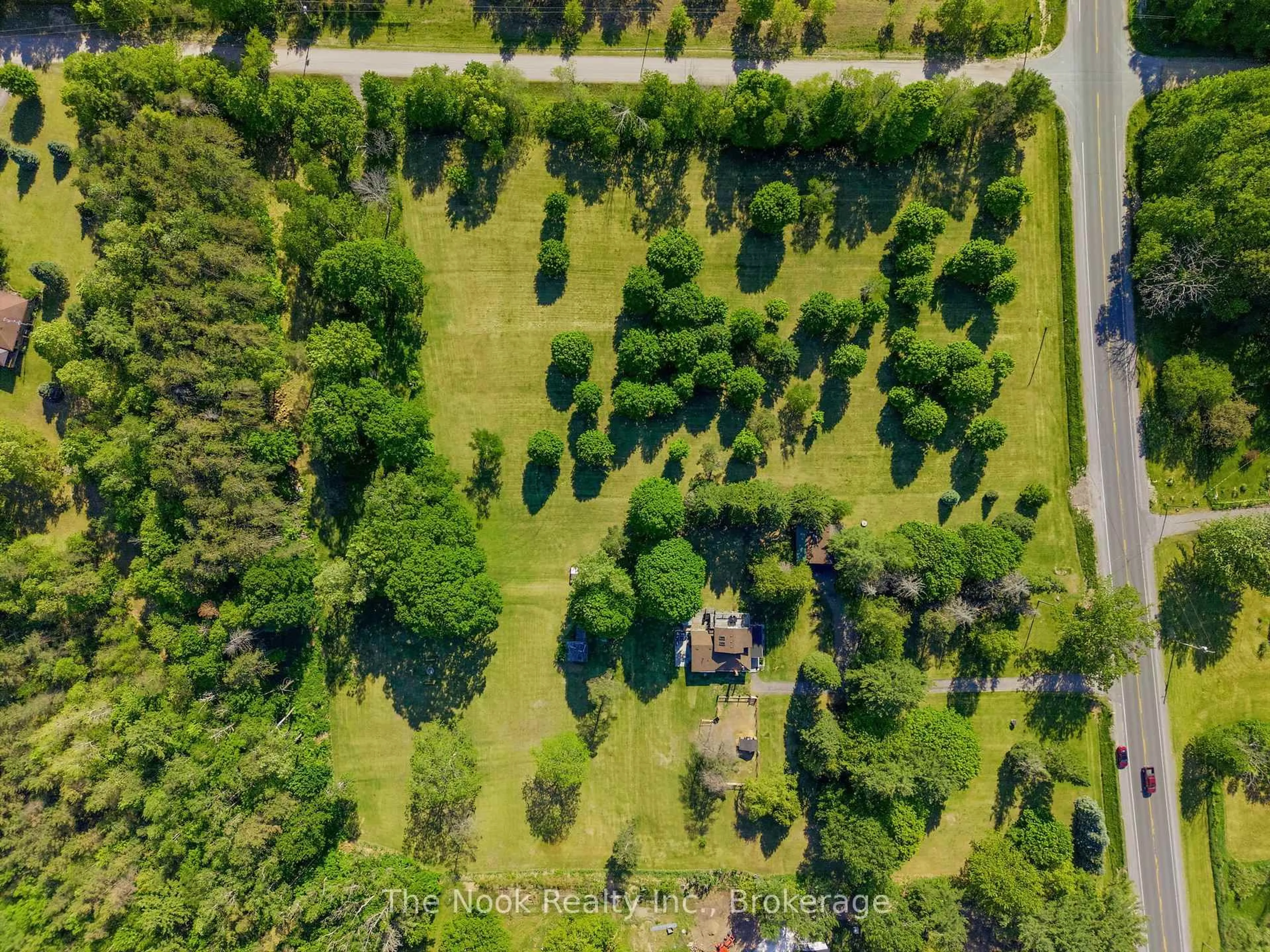 A pic from outside/outdoor area/front of a property/back of a property/a pic from drone, forest/trees view for 2199 County 22 Rd, Alnwick/Haldimand Ontario K0K 1M0