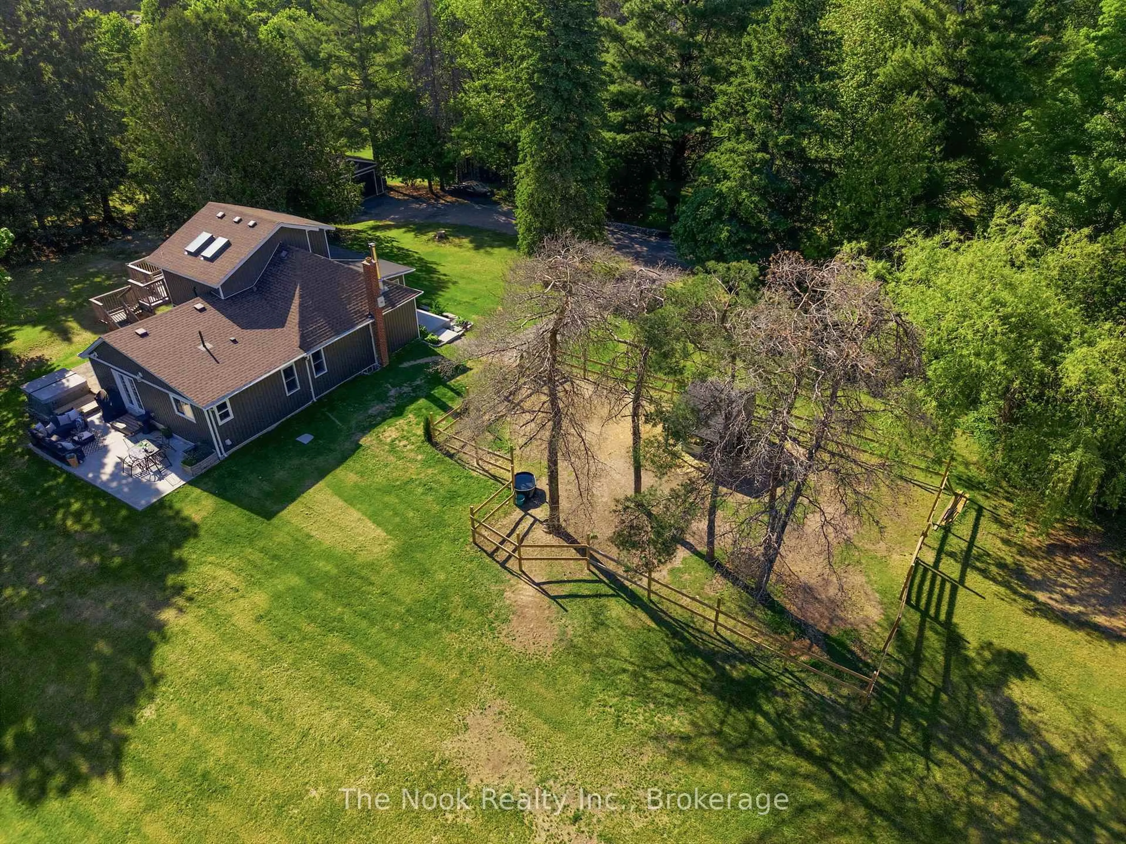A pic from outside/outdoor area/front of a property/back of a property/a pic from drone, forest/trees view for 2199 County 22 Rd, Alnwick/Haldimand Ontario K0K 1M0
