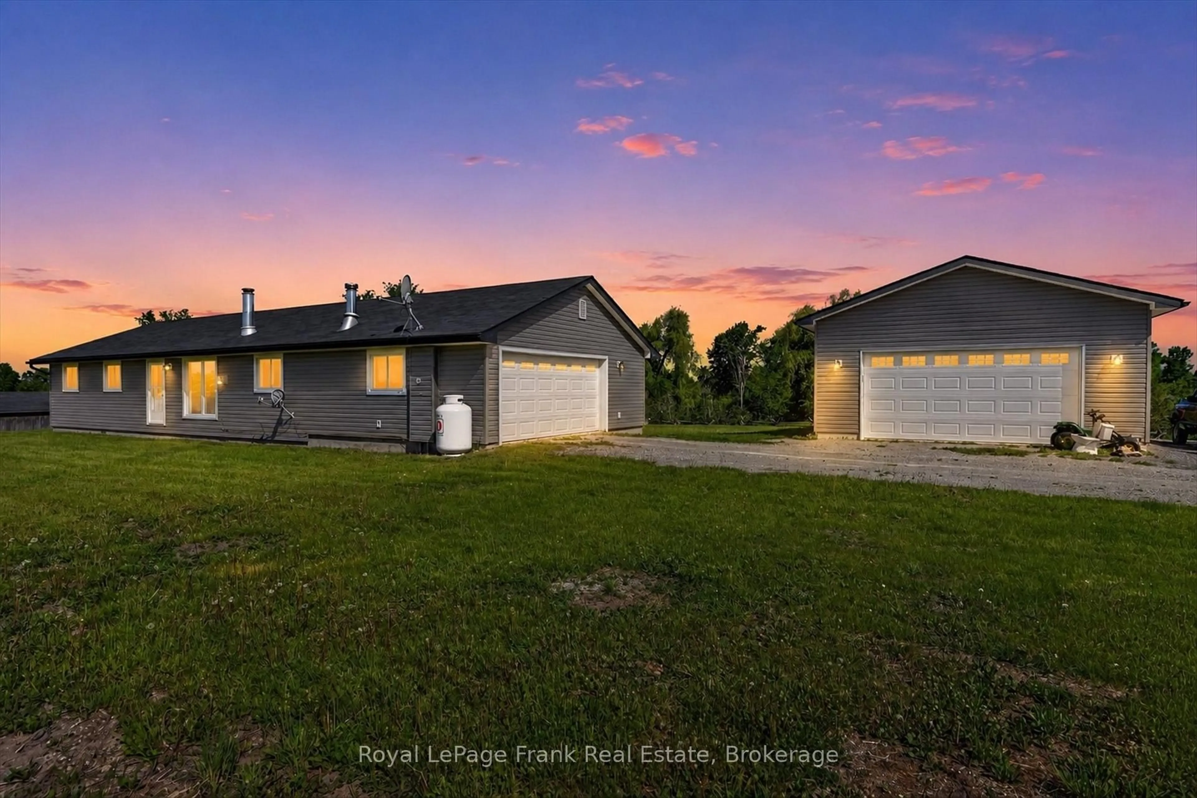 A pic from outside/outdoor area/front of a property/back of a property/a pic from drone, water/lake/river/ocean view for 394 7th Line Rd, Douro-Dummer Ontario K0L 2V9
