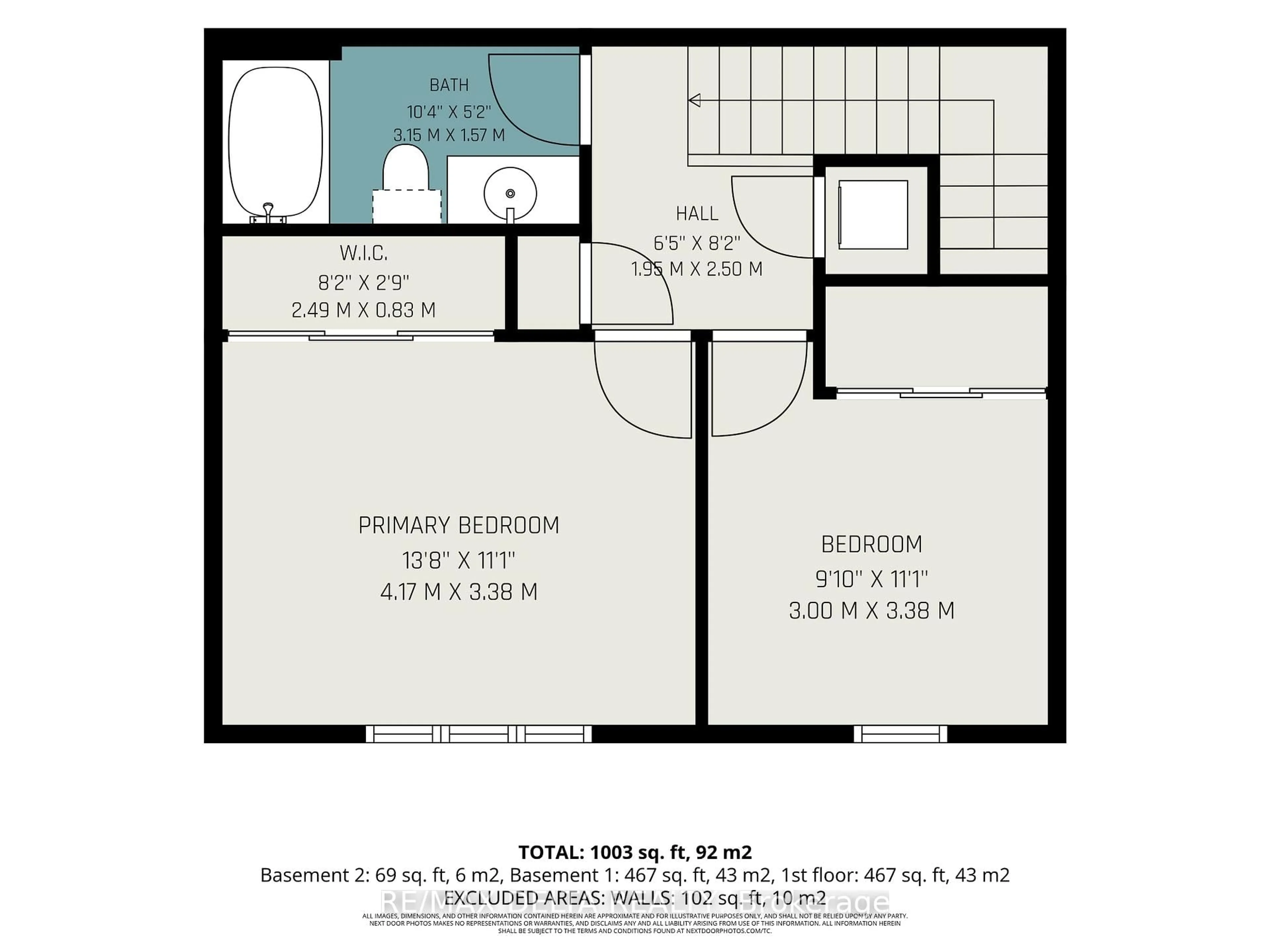 Floor plan for 301B Des Tilleuls Private #216, Ottawa Ontario K4A 1B7