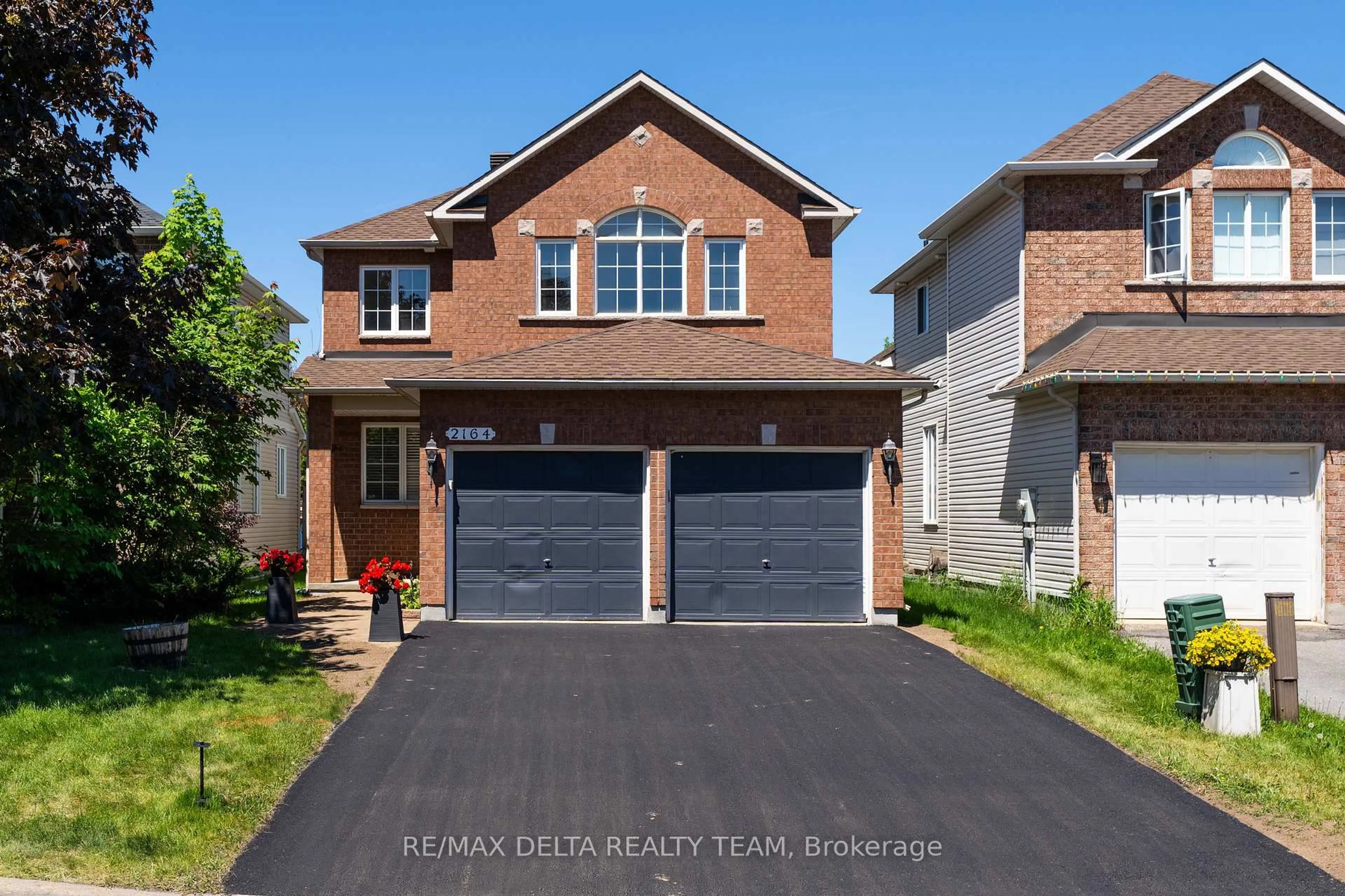 Home with brick exterior material, street for 2164 Sojourn St, Orleans Ontario K4A 4E2