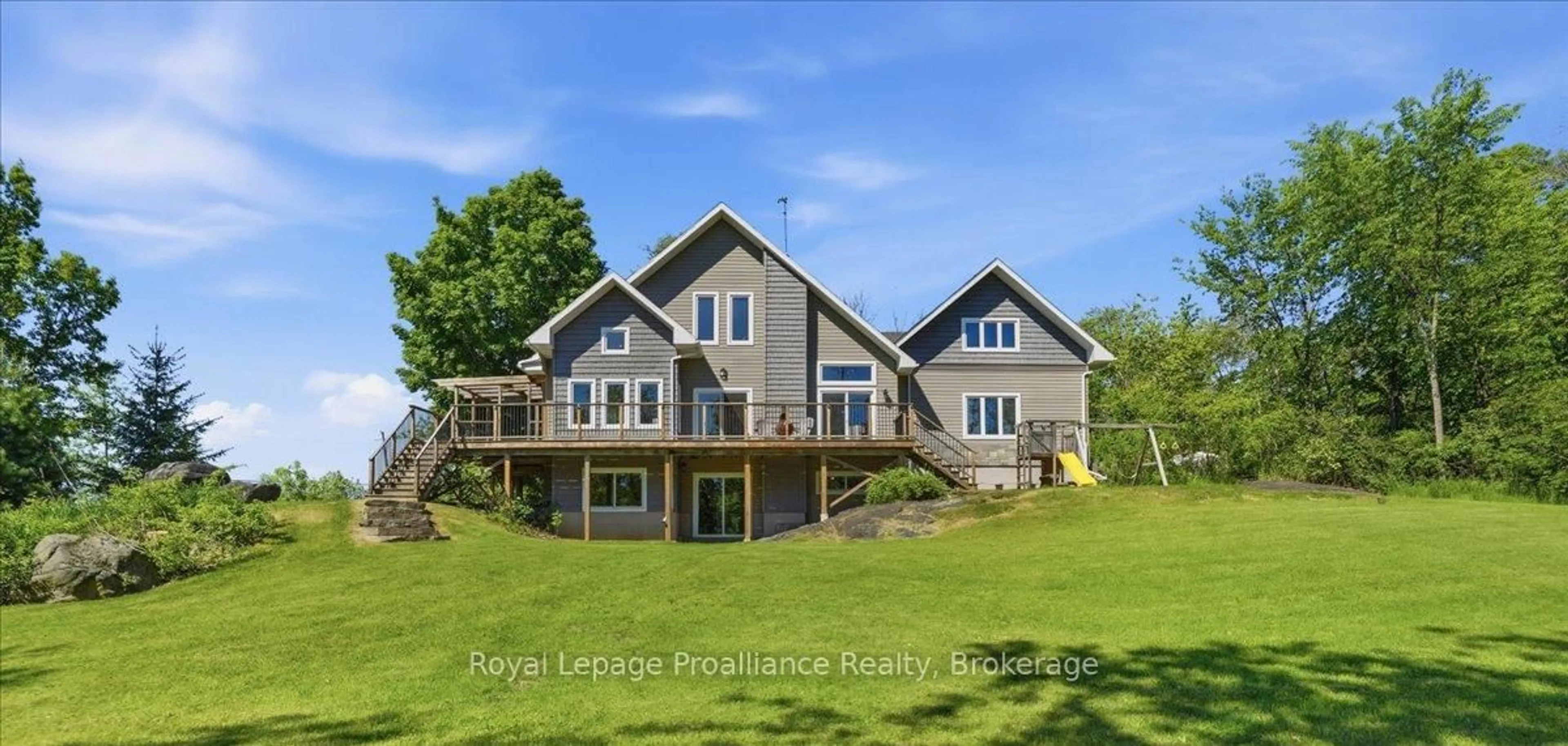 A pic from outside/outdoor area/front of a property/back of a property/a pic from drone, water/lake/river/ocean view for 624 Allore Rd, Tweed Ontario K0K 3J0
