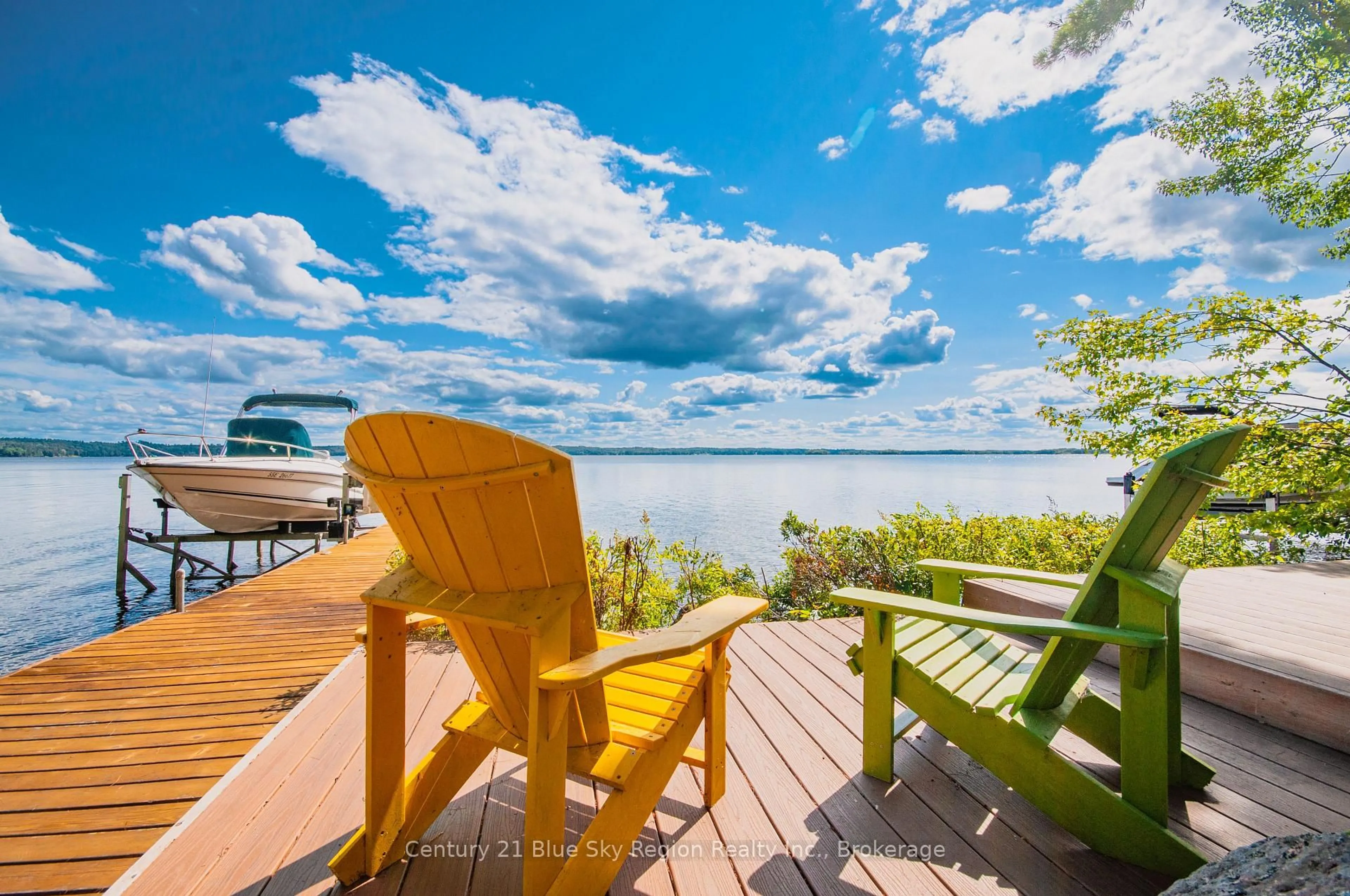 Patio, water/lake/river/ocean view for 65 MARINE Dr, Callander Ontario P0H 1H0
