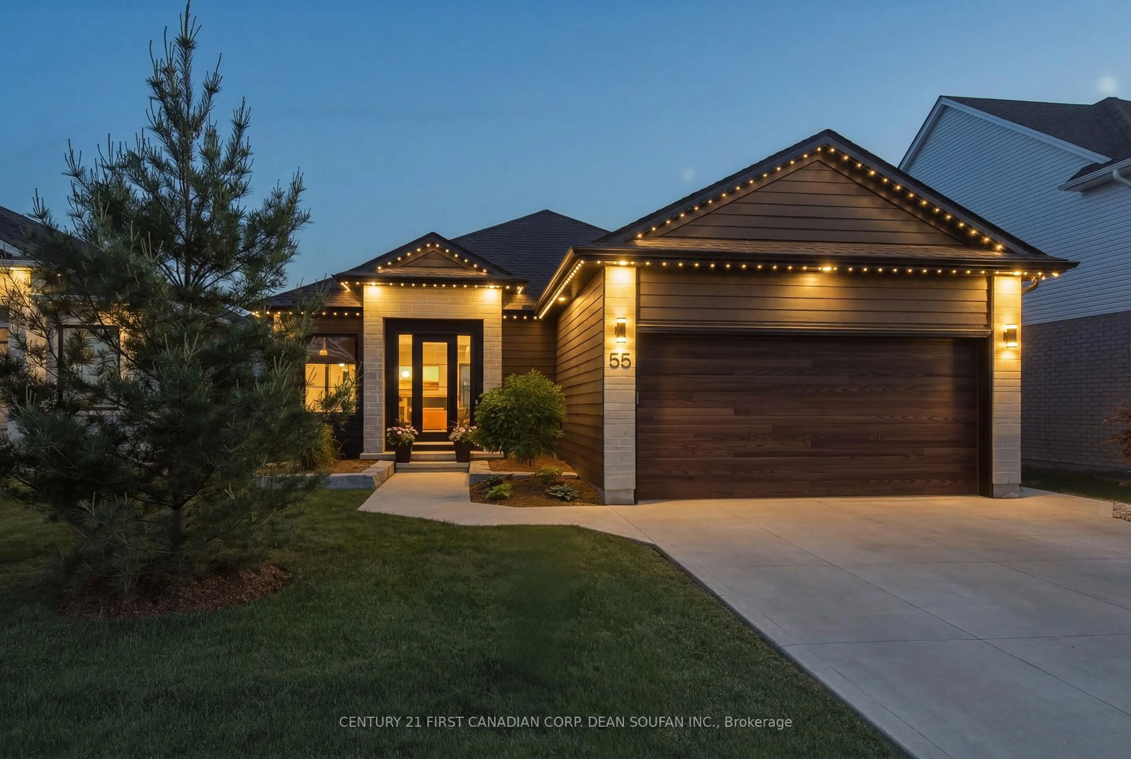 Home with brick exterior material, street for 55 ROYAL Cres, Southwold Ontario N5P 3T2