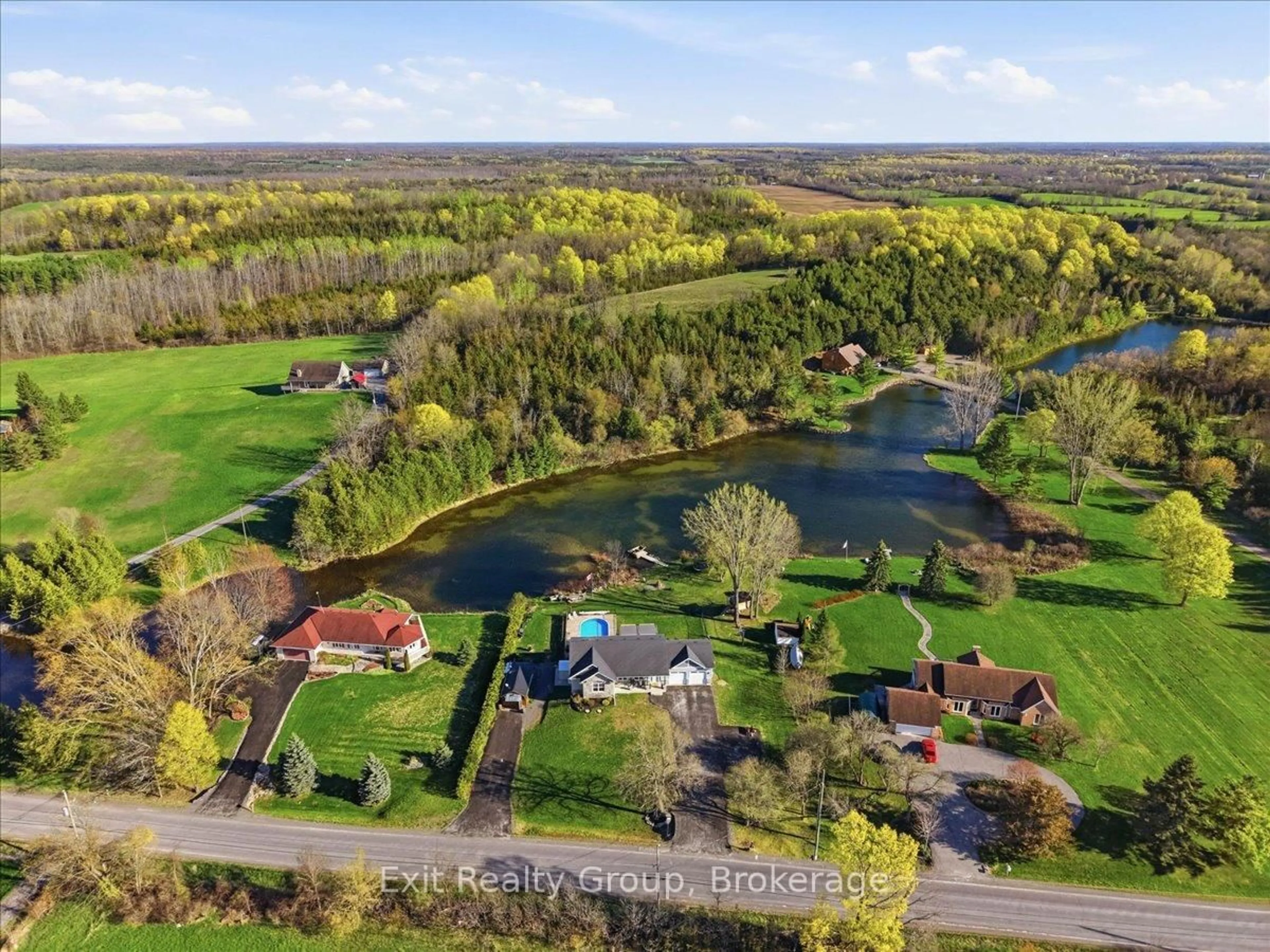 A pic from outside/outdoor area/front of a property/back of a property/a pic from drone, water/lake/river/ocean view for 544 Shannon Rd, Tyendinaga Ontario K0K 2V0