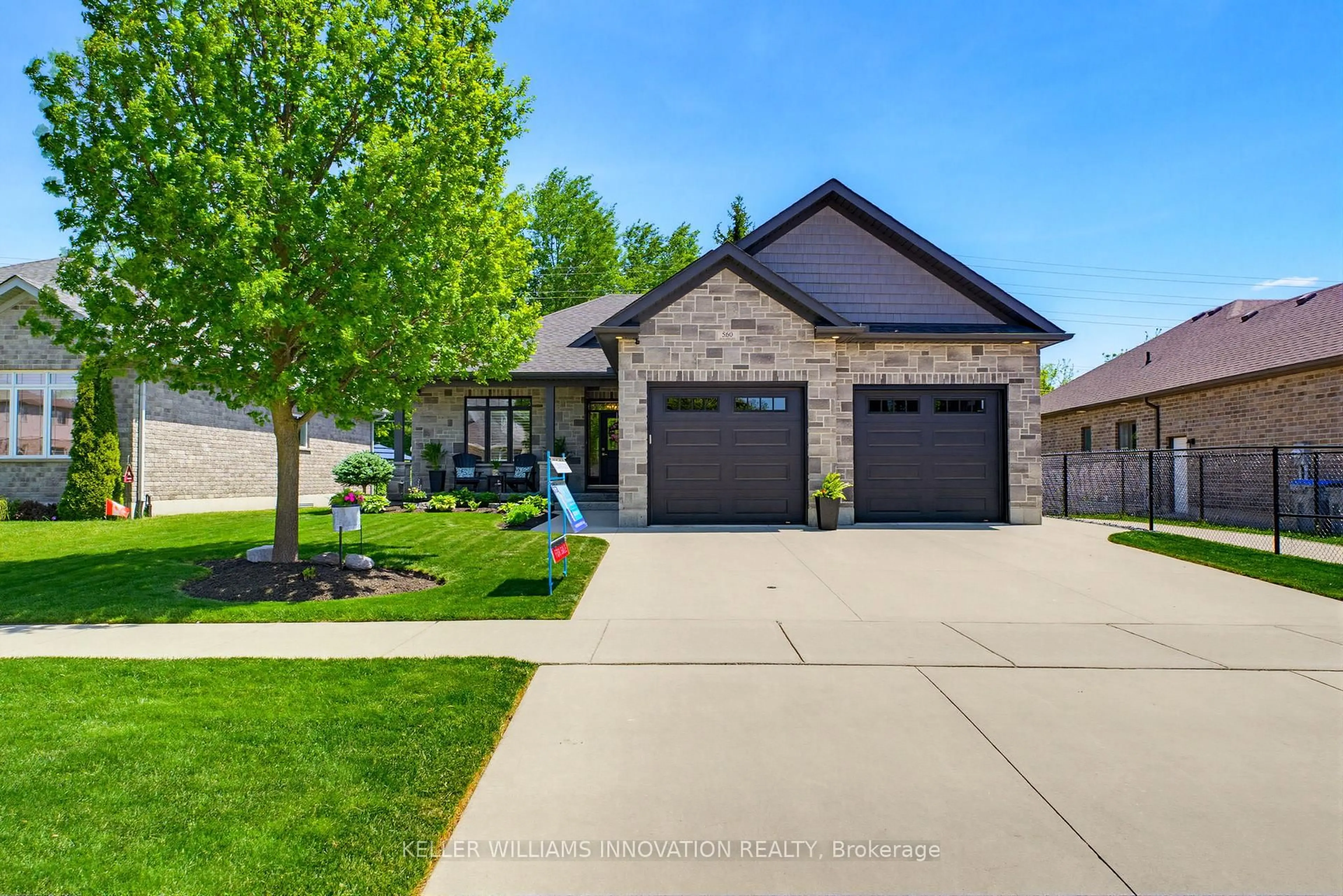 Home with brick exterior material, street for 560 Rogers Rd, North Perth Ontario N4W 0G1