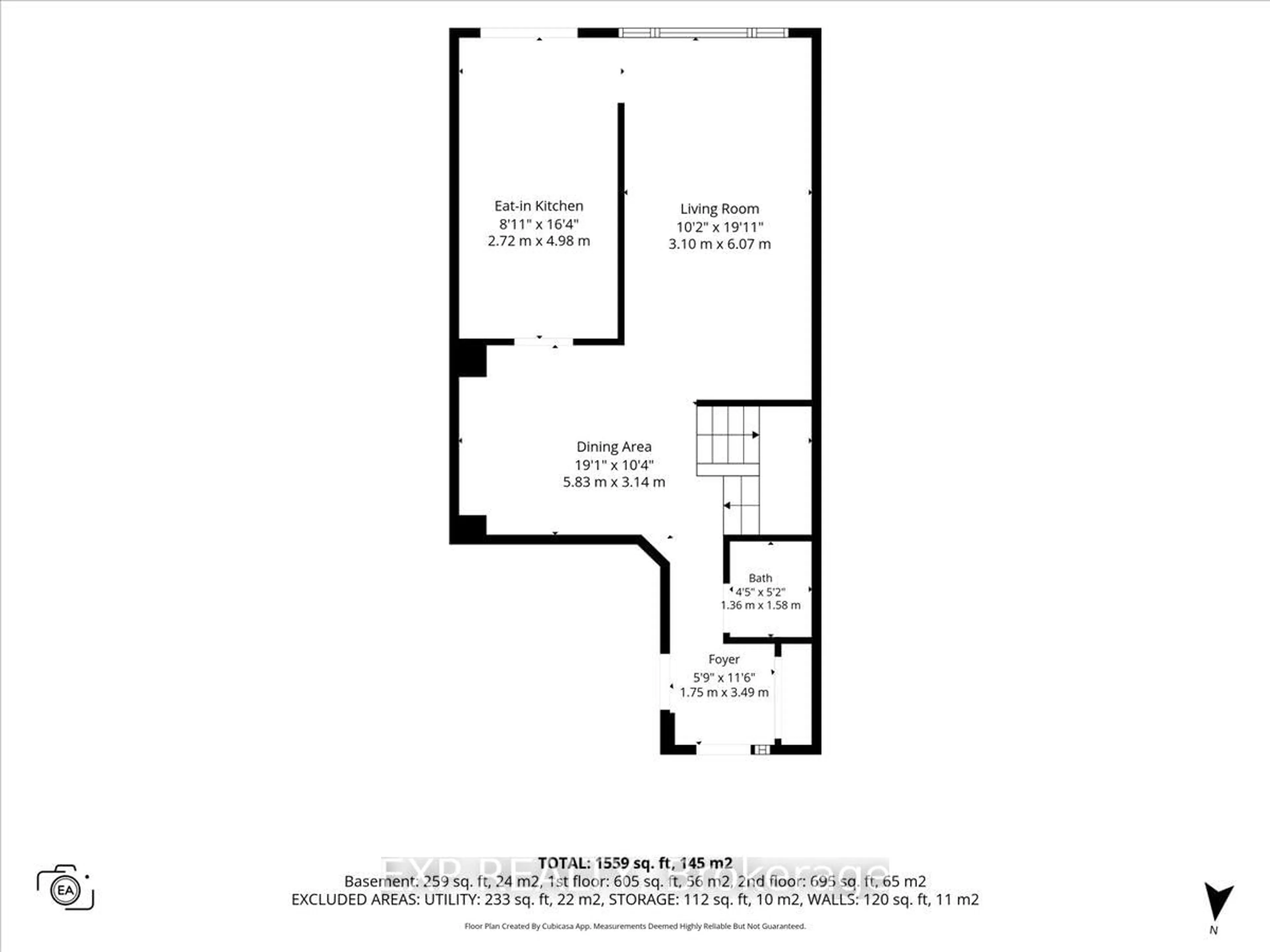 Floor plan for 494 Lawler Cres, Ottawa Ontario K4A 3Y4