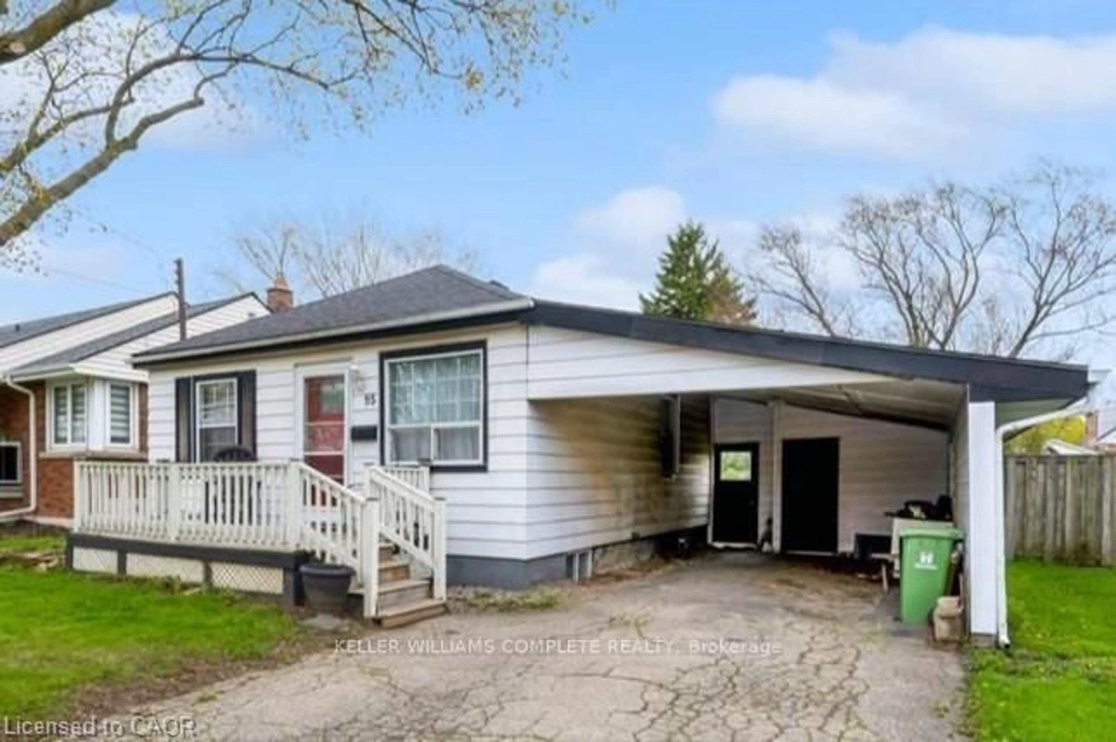 Home with vinyl exterior material, street for 95 Dana Dr, Hamilton Ontario L9A 3H9